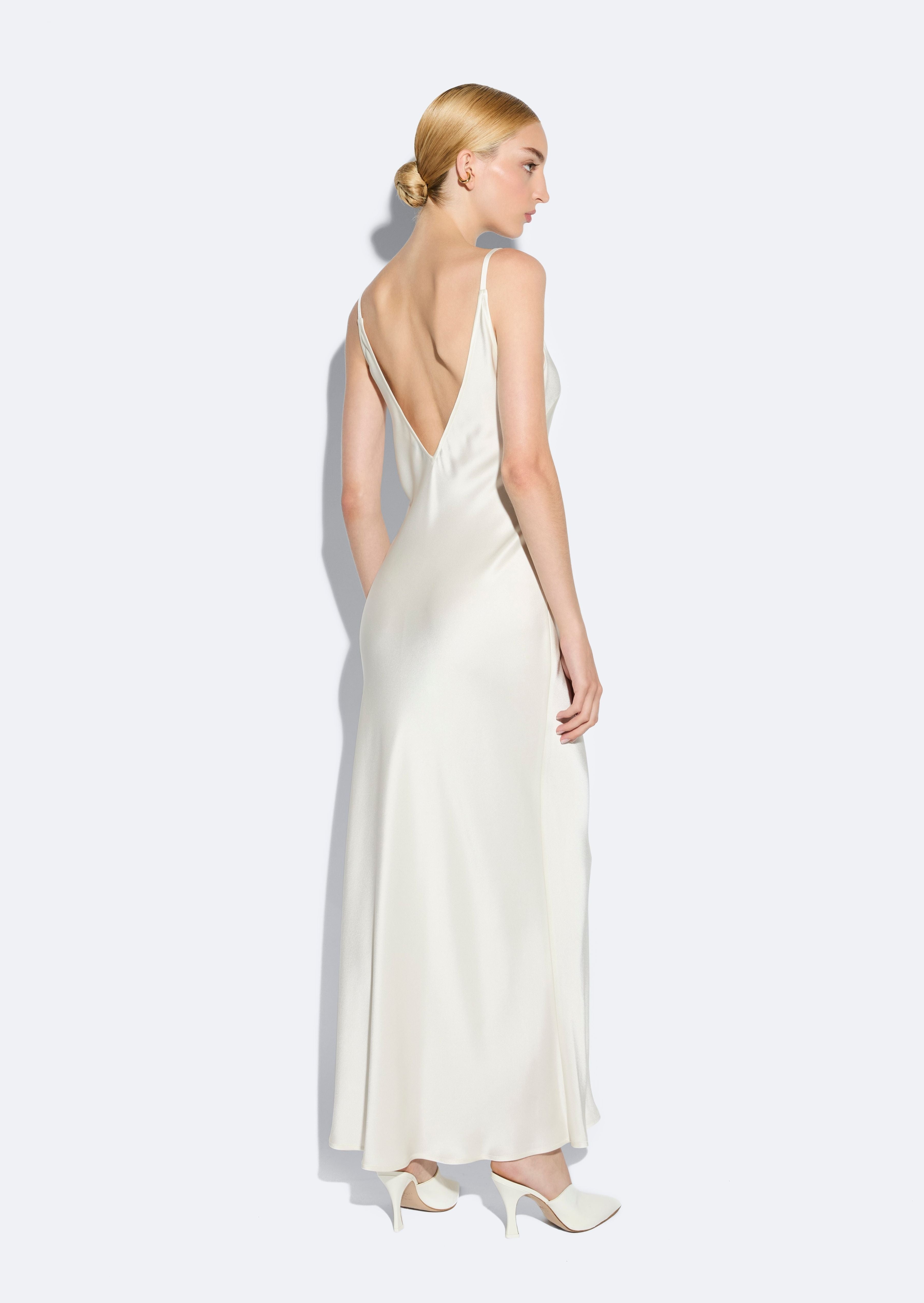 Satin Slip Dress - 3