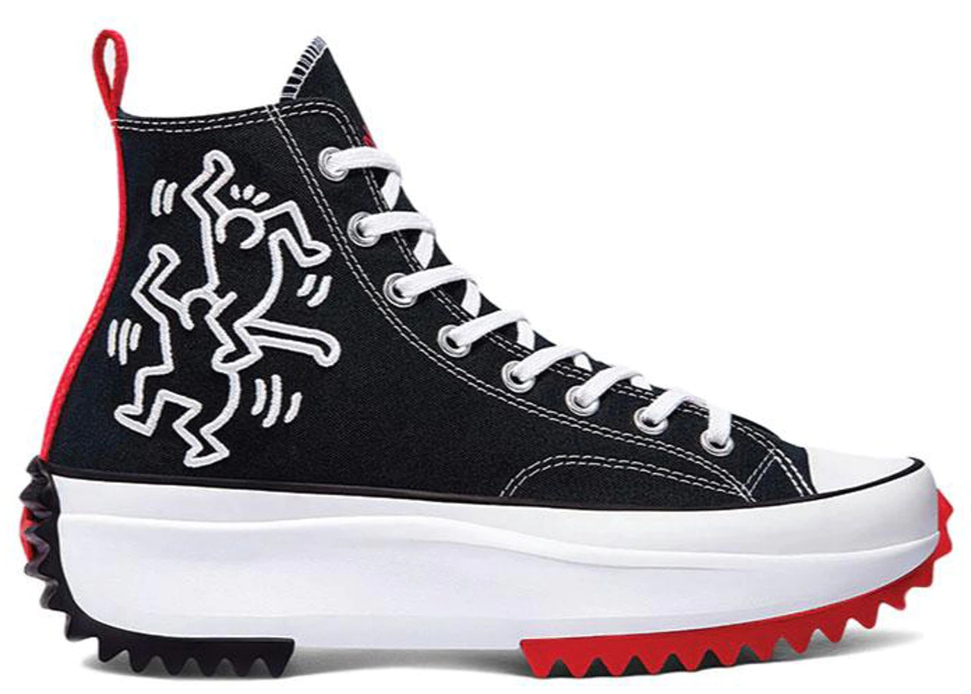 Converse Run Star Hike Hi Keith Haring Black - 1