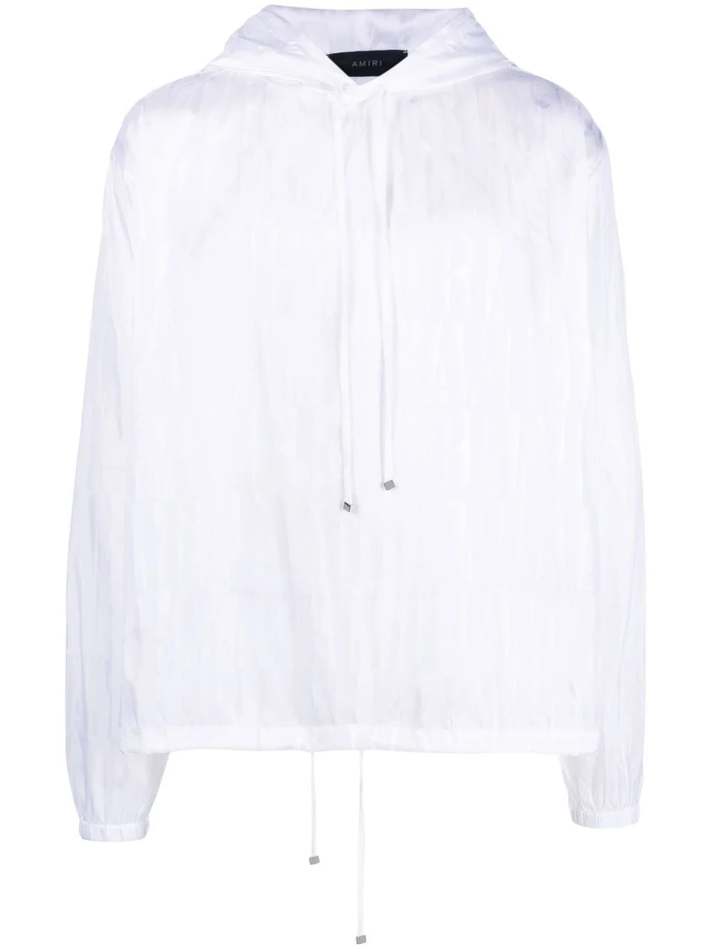 all-over logo print hoodie - 1