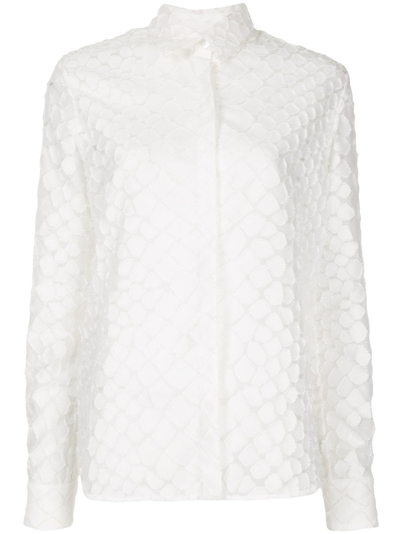 Ashton textured long sleeve shirt 1