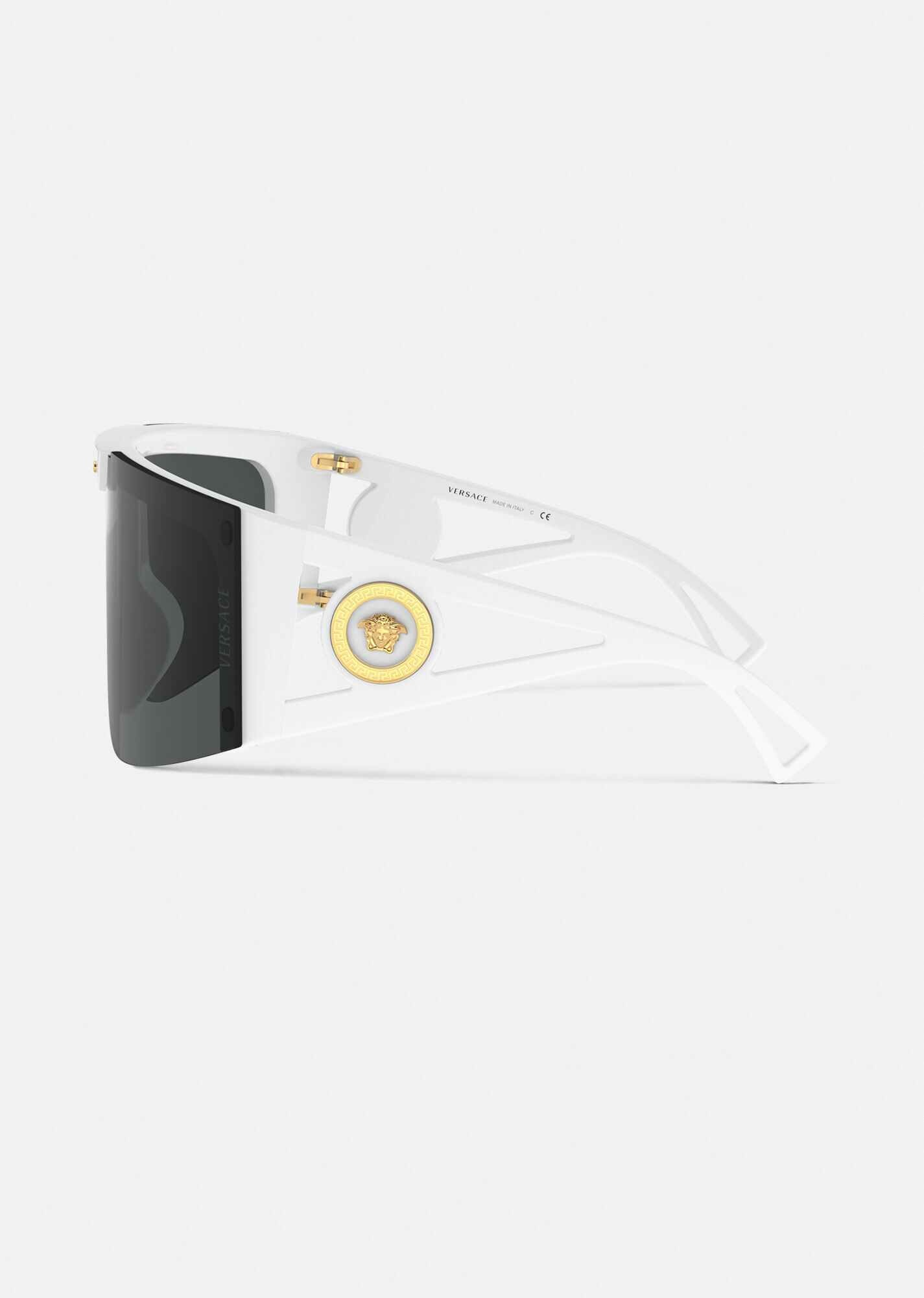 Medusa Icon Shield Sunglasses - 3