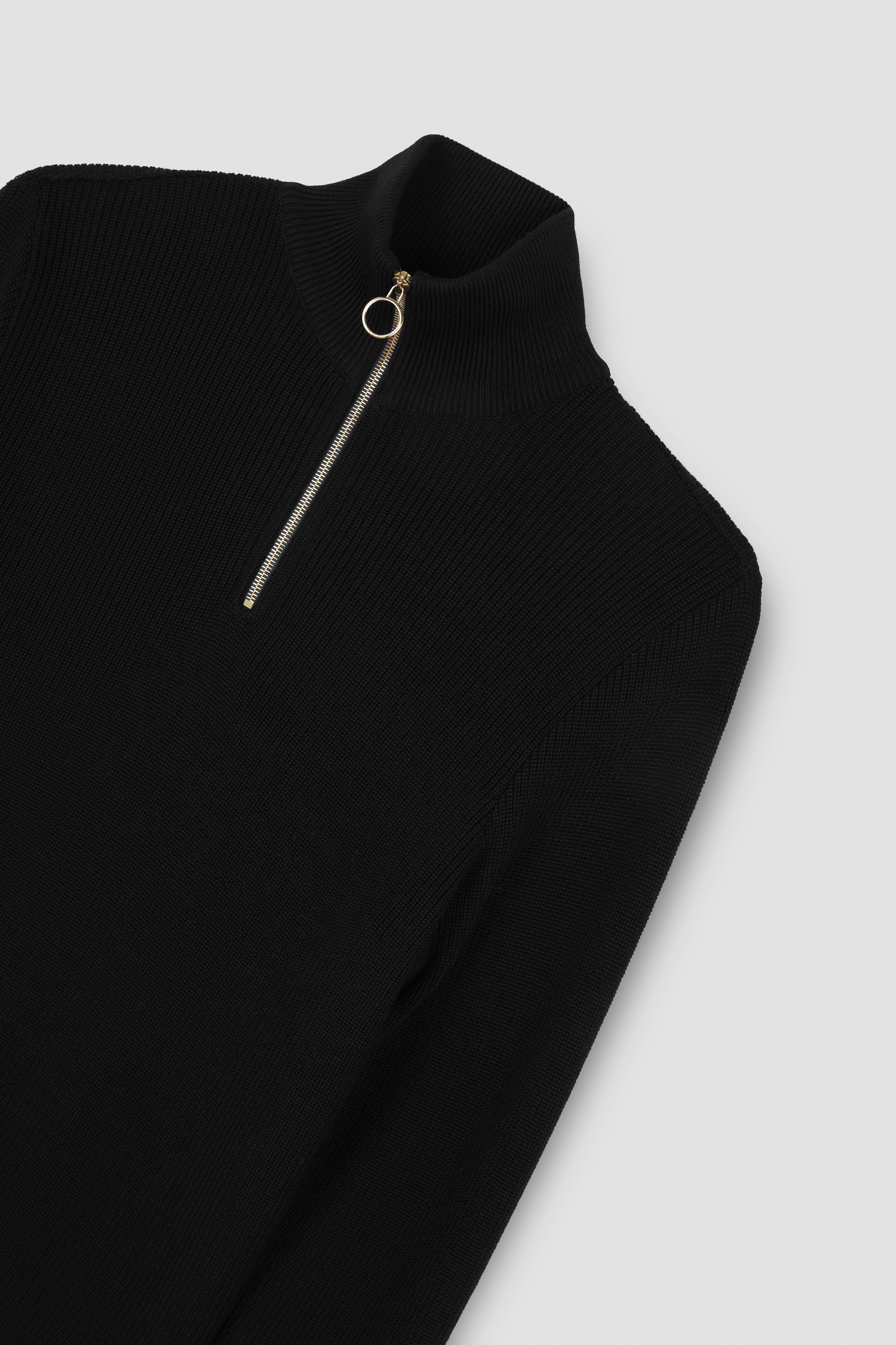 TECH WOOL HALF ZIP SWEATER - 5