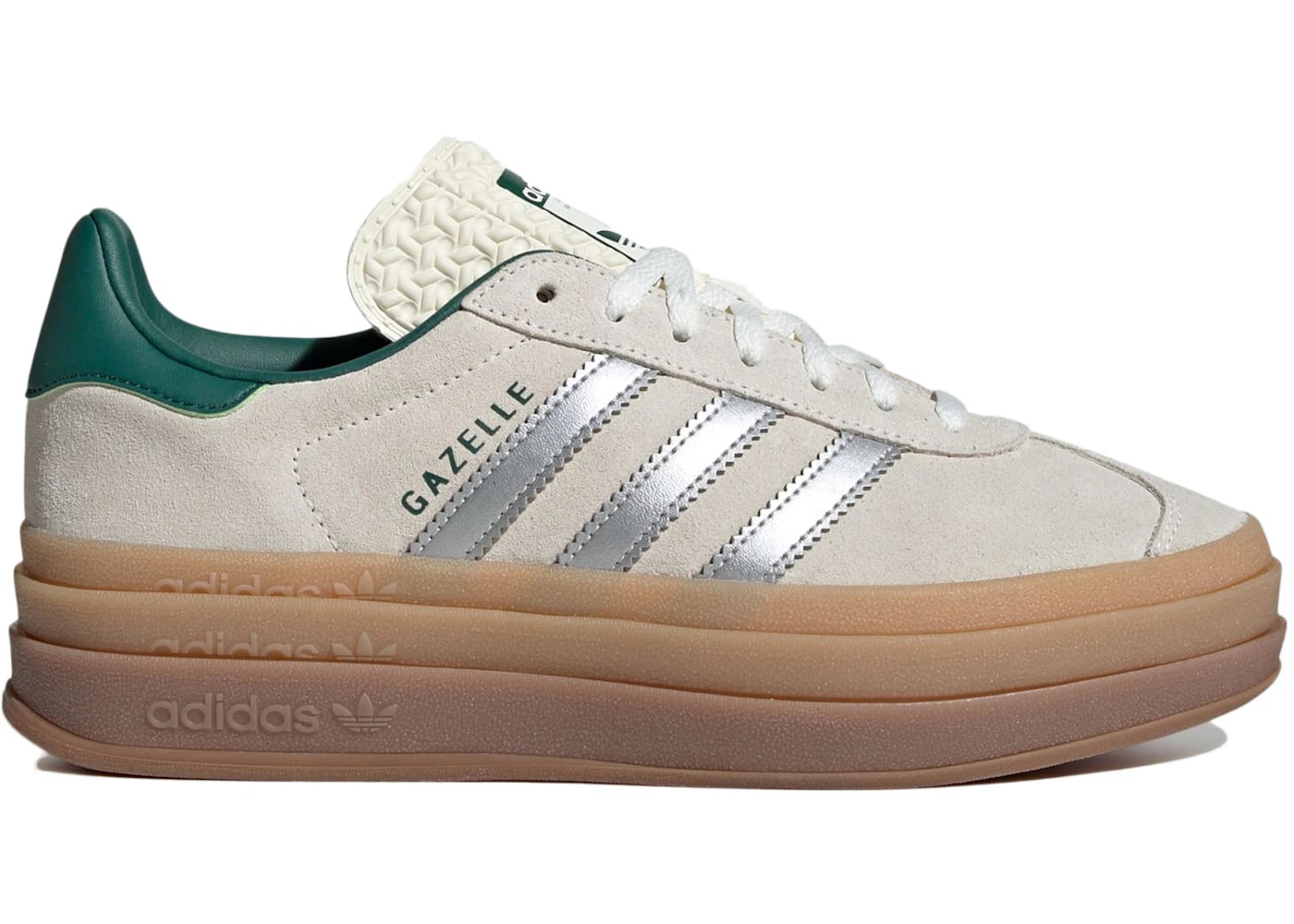 adidas Gazelle Bold Off White Collegiate Green (Women's) - 1