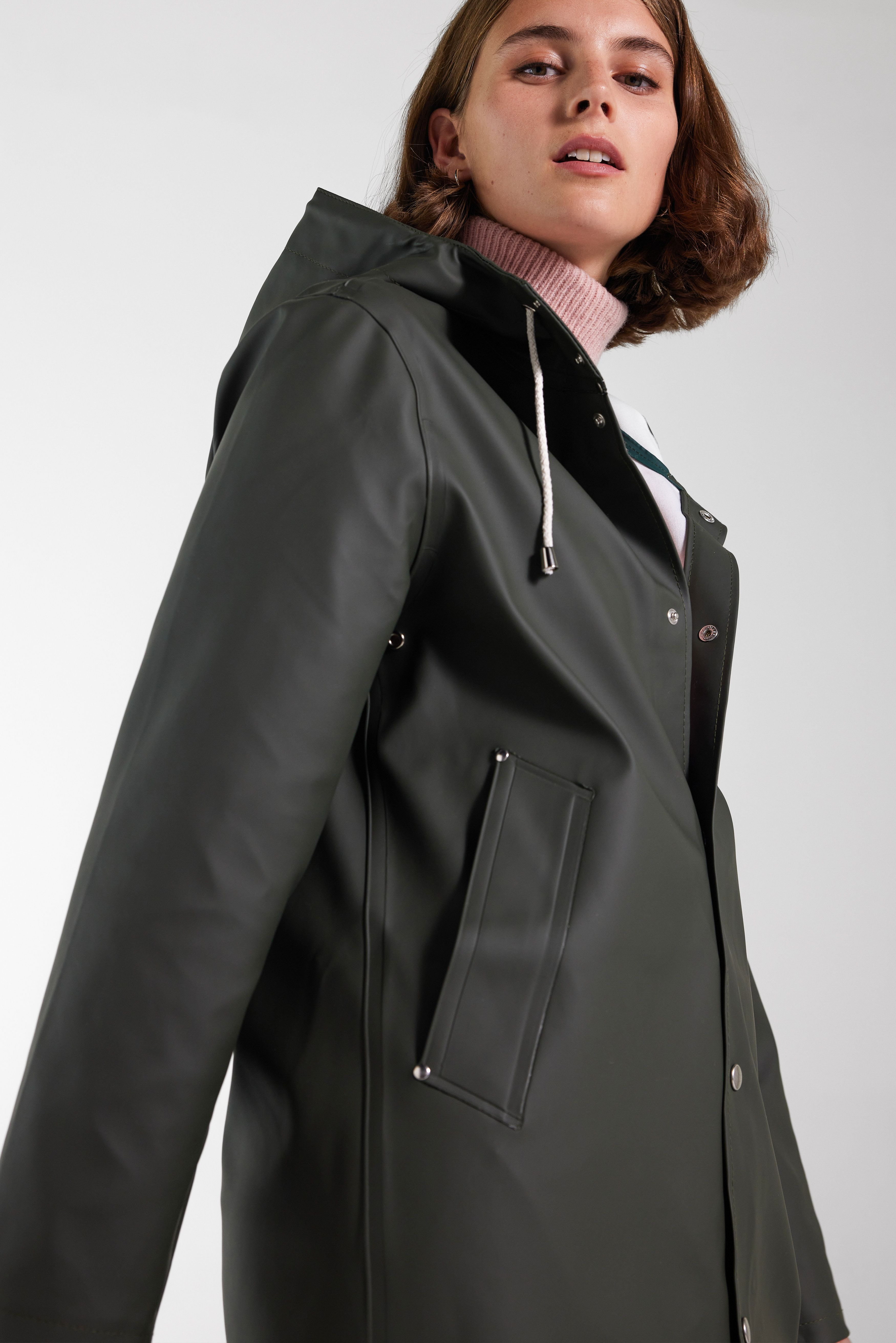 Stockholm Raincoat Green - 5