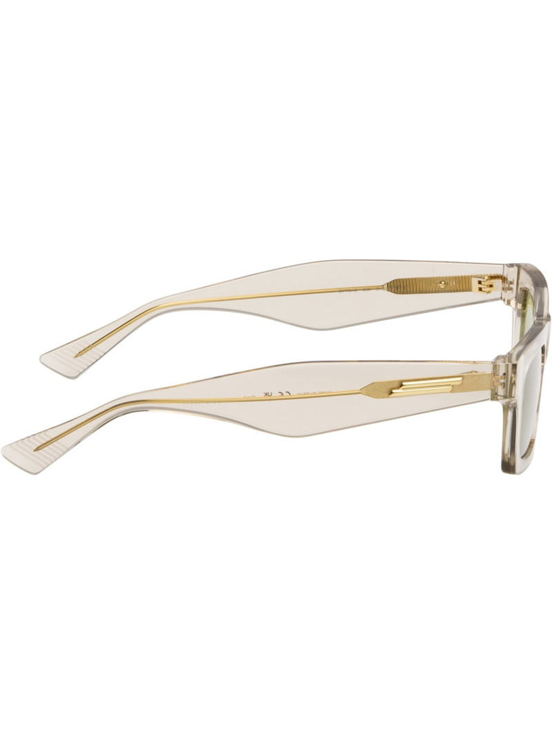 Bottega Veneta Beige Ribbon Sunglasses outlook
