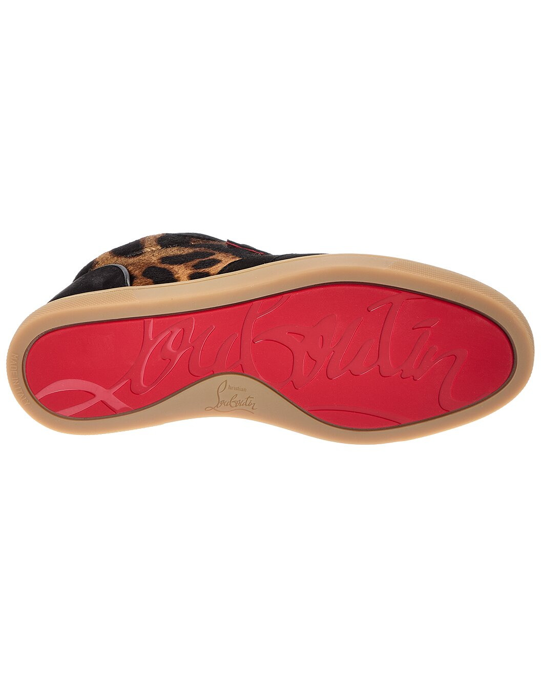 Christian Louboutin Tutti Rui Haircalf & Suede Sneaker - 4
