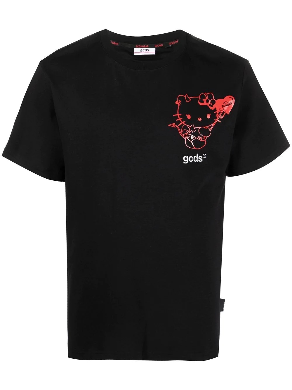 embroidered-logo T-shirt - 1