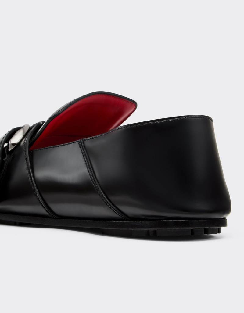 Brushed leather loafers 6