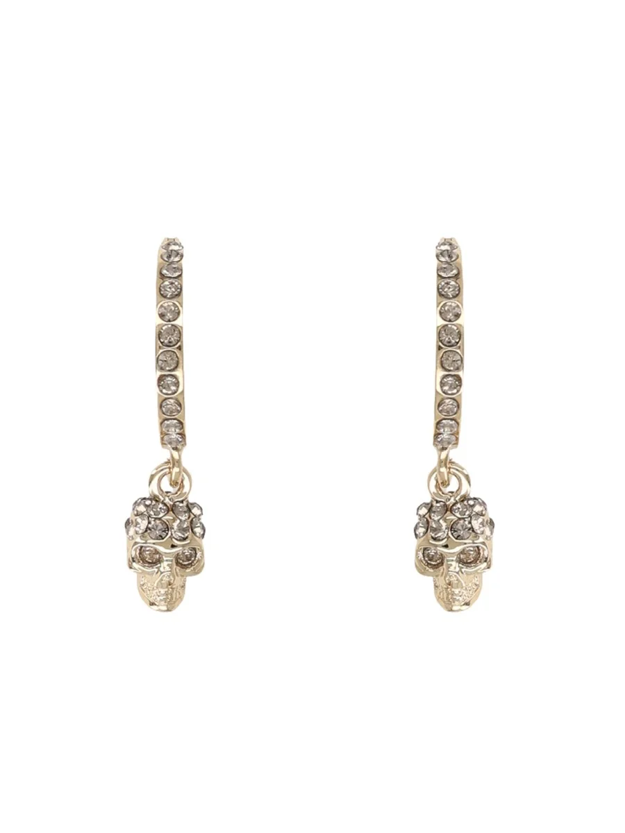 SKULL HOOP EARRINGS - 1