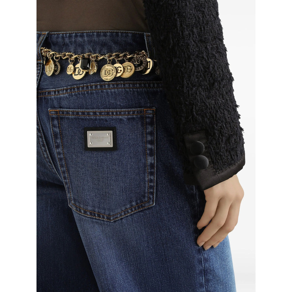 Dolce & Gabbana Blue Denim - Straight-Leg Jeans Women - 5