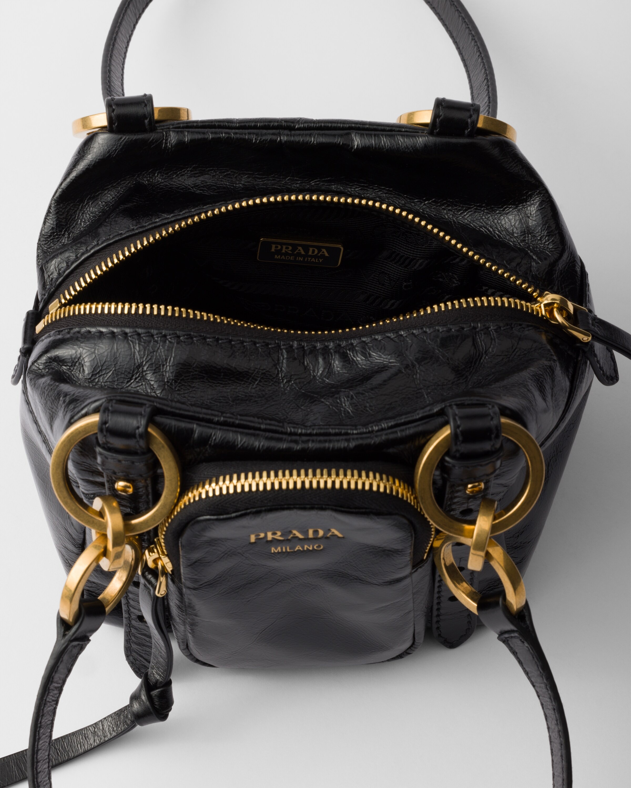 Prada Dangle leather top-handle mini-bag - 4