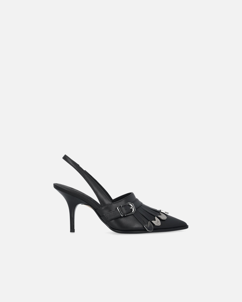 LEATHER SLINGBACKS WITH SADDLERY-INSPIRED DETAILS 1