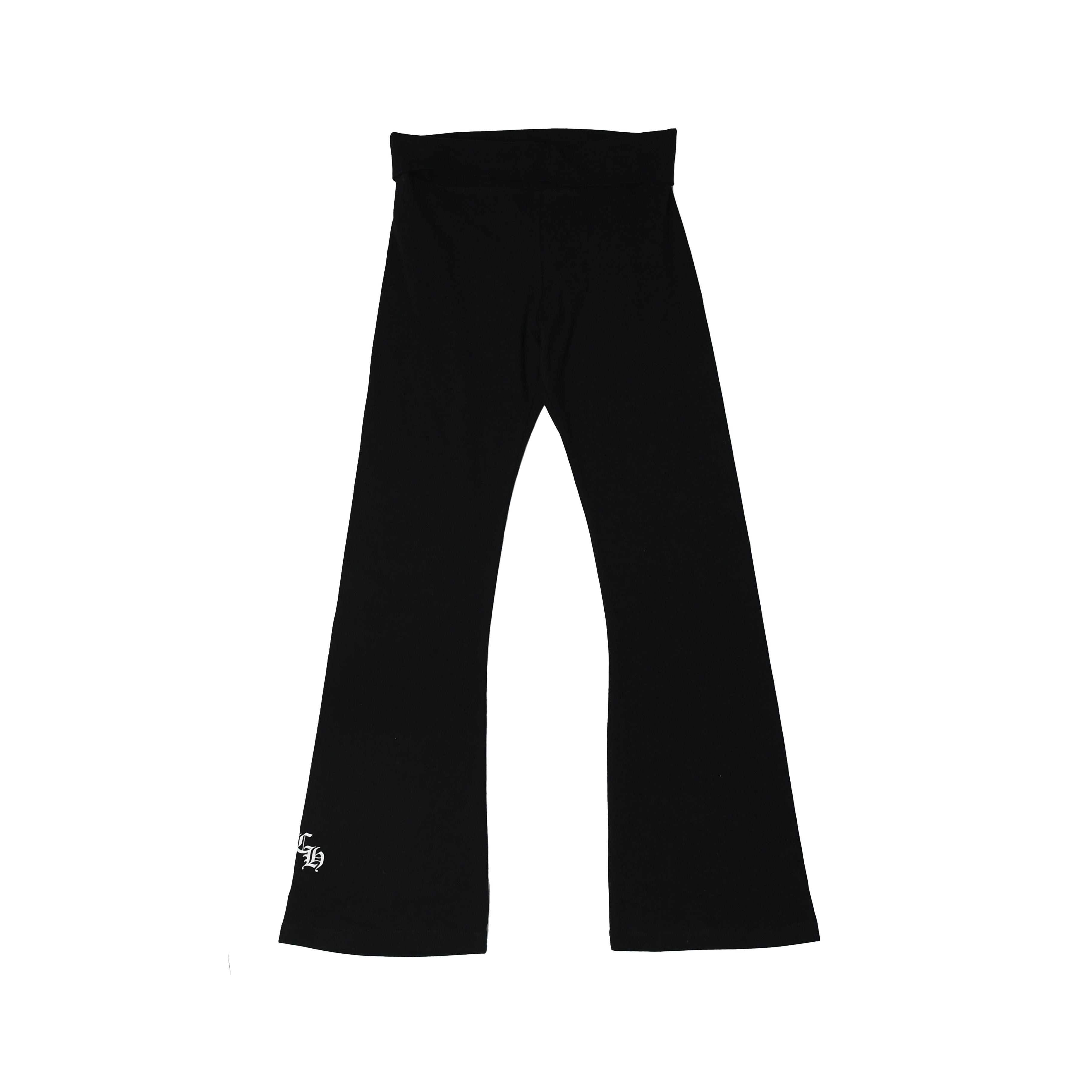 Chrome Hearts Bell Bottom Yoga Pants Black - 2