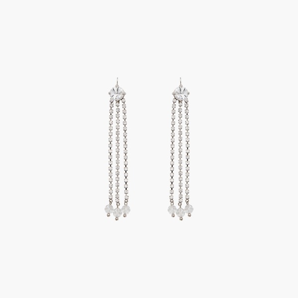 Pendant earrings with crystals - 3