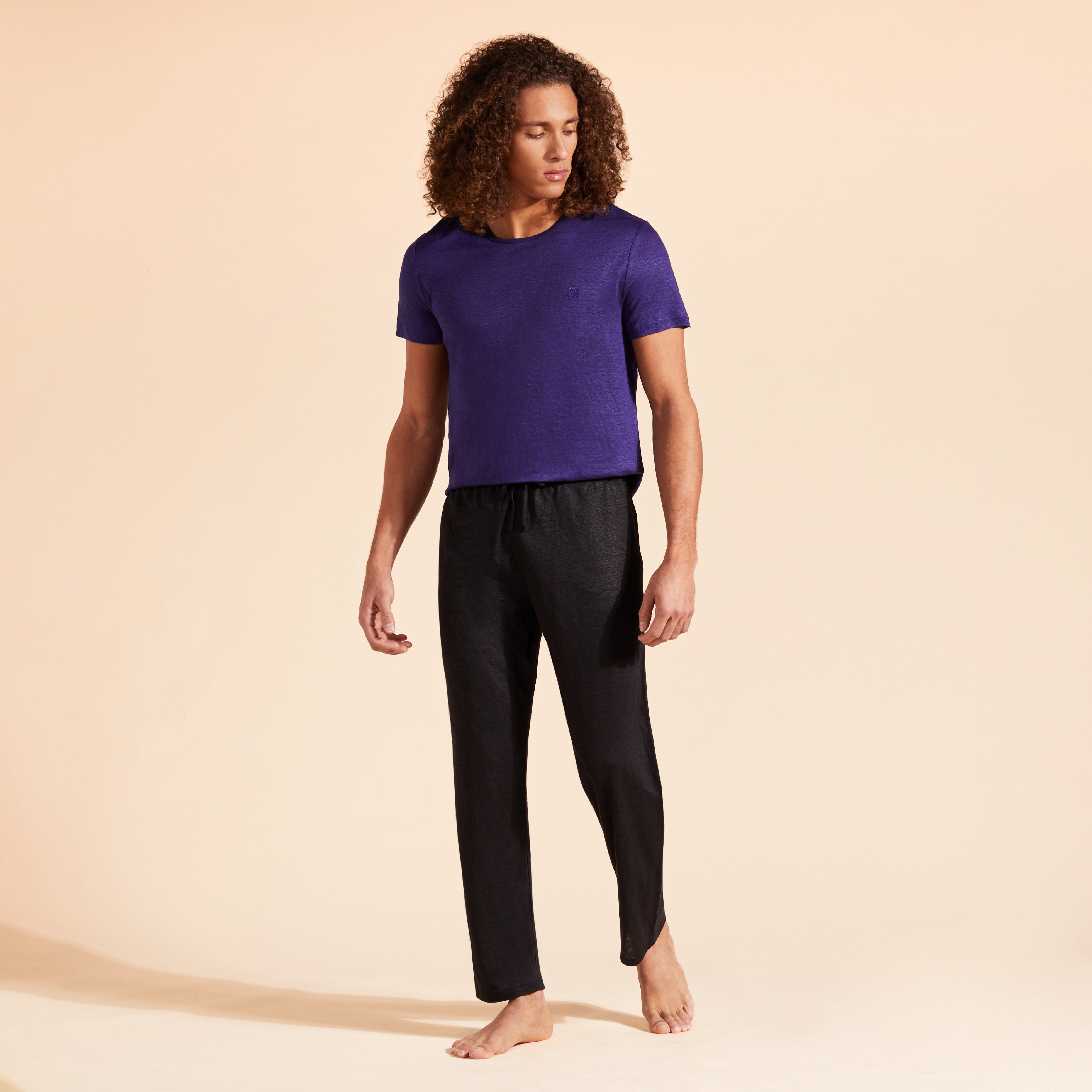 Unisex Linen Pants Solid - 3