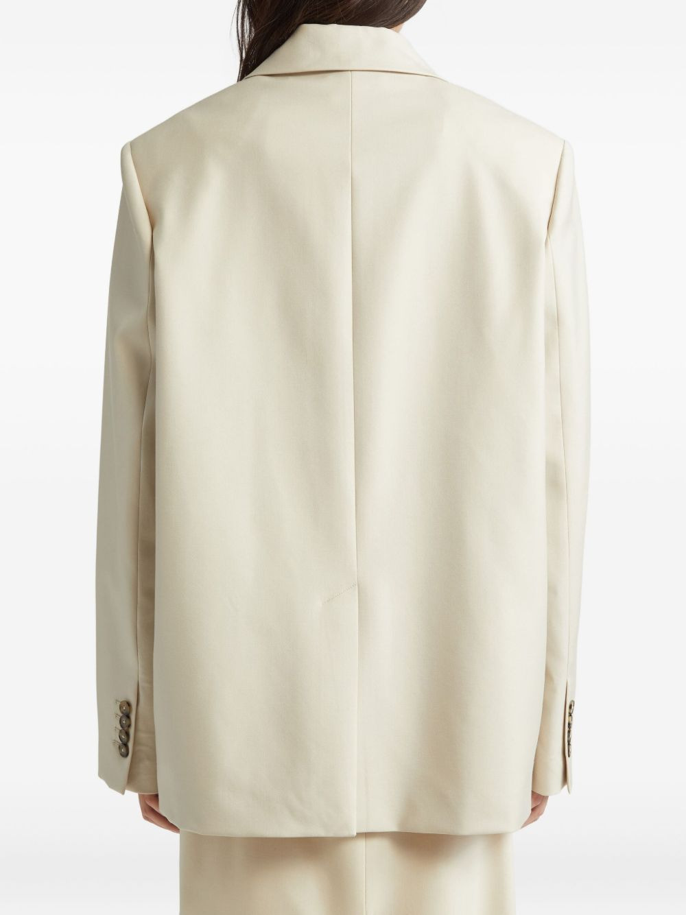 notched-lapel blazer - 4