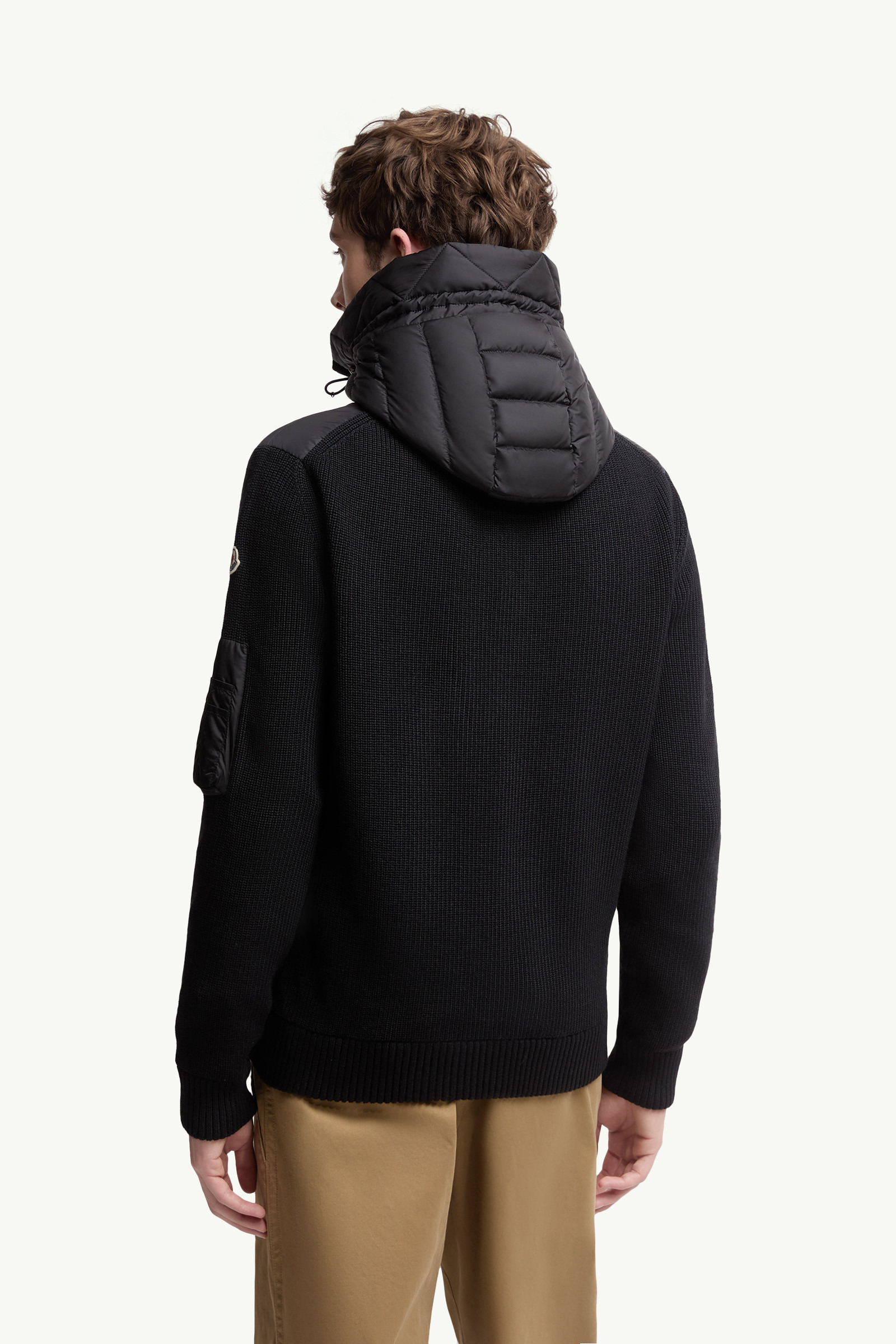 Padded Zip-Up Cardigan - 5