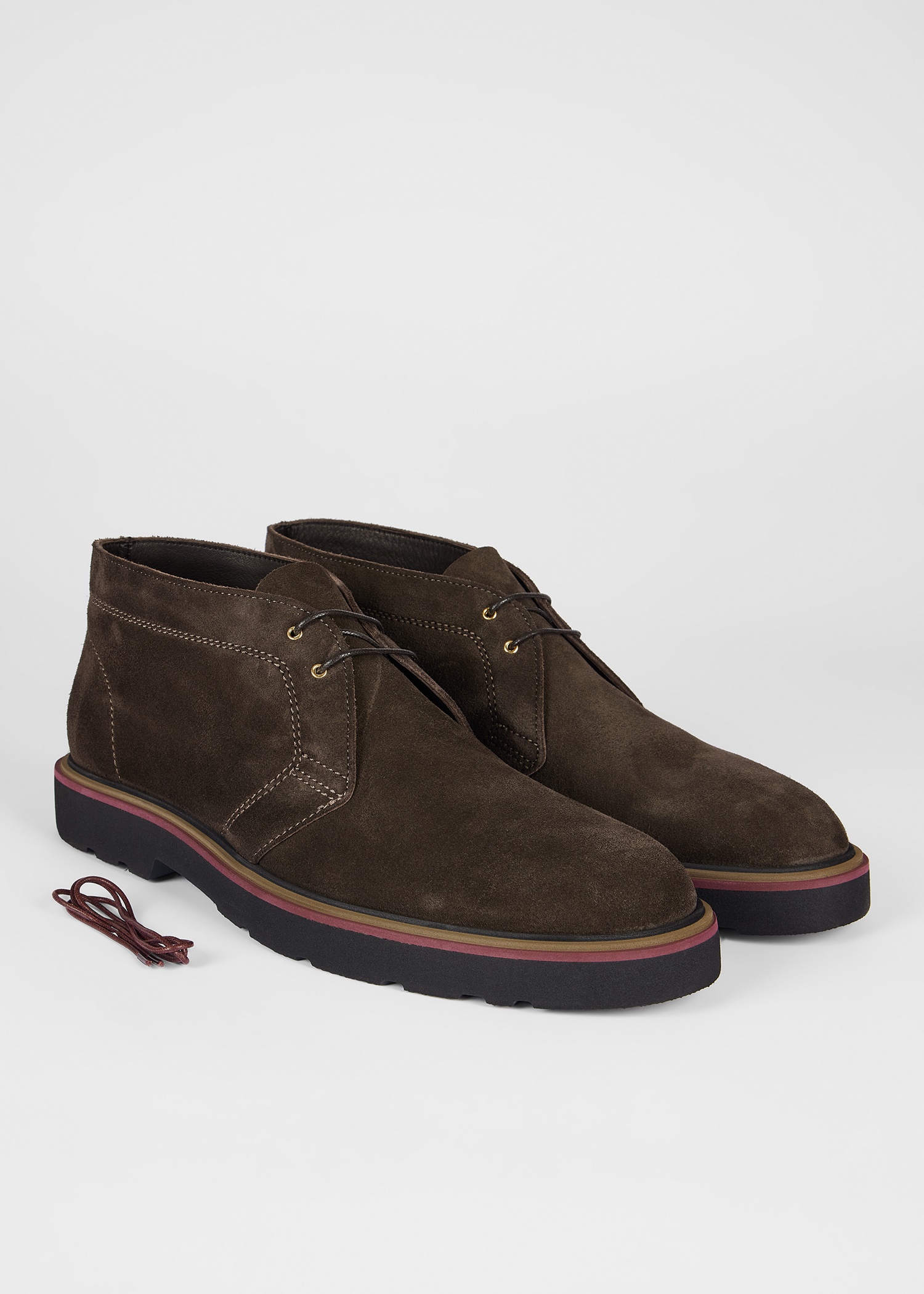 Dark Brown Suede 'Karr' Boots - 4
