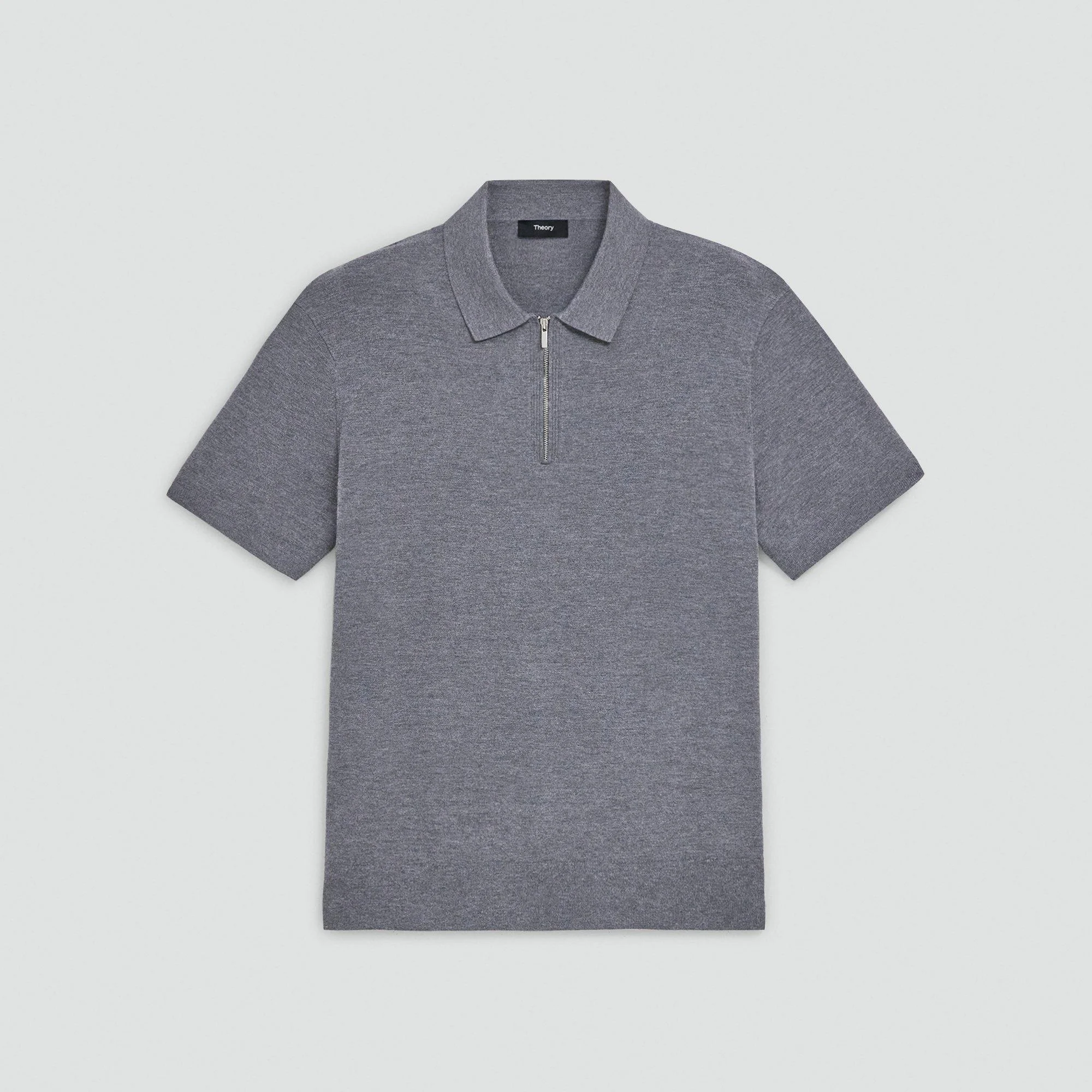Quarter-Zip Polo Shirt in Light Bilen - 1