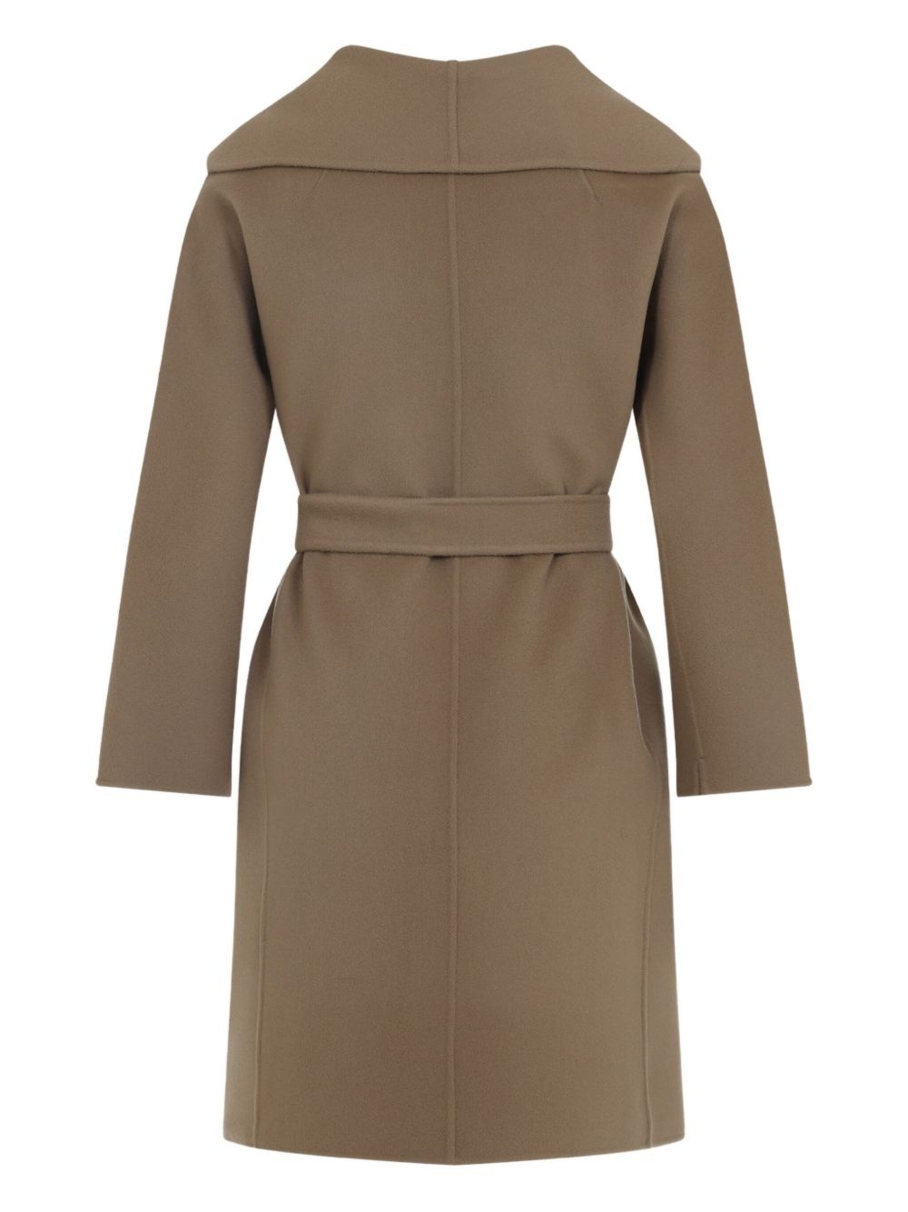 belted wrap coat - 2