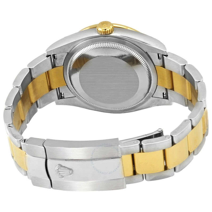 Rolex Datejust 36 Black Diamond Dial Men's Steel and 18kt Yellow Gold Oyster Watch 126283BKDO - 3