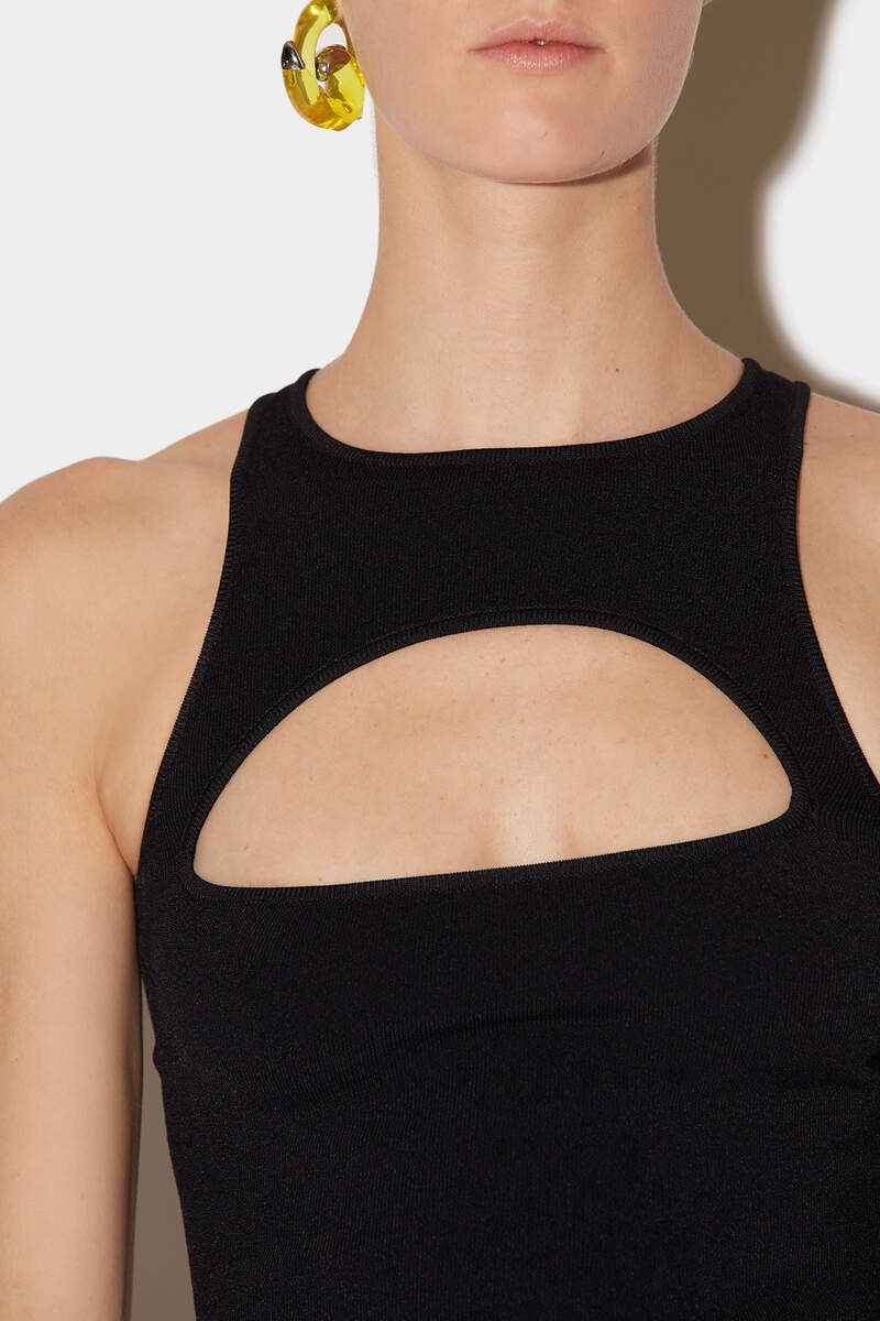 【送料&関税込】Dsquared2 Dress With Cut Out Detail DSQUARED2 CUT-OUT DRESS | REVERSIBLE