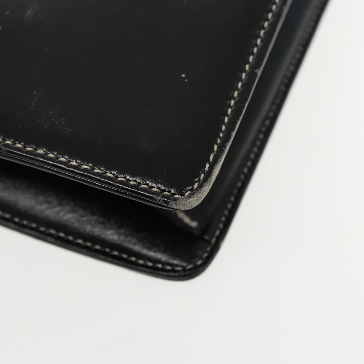 DIOR Hand Bag Leather Black Gold - 16