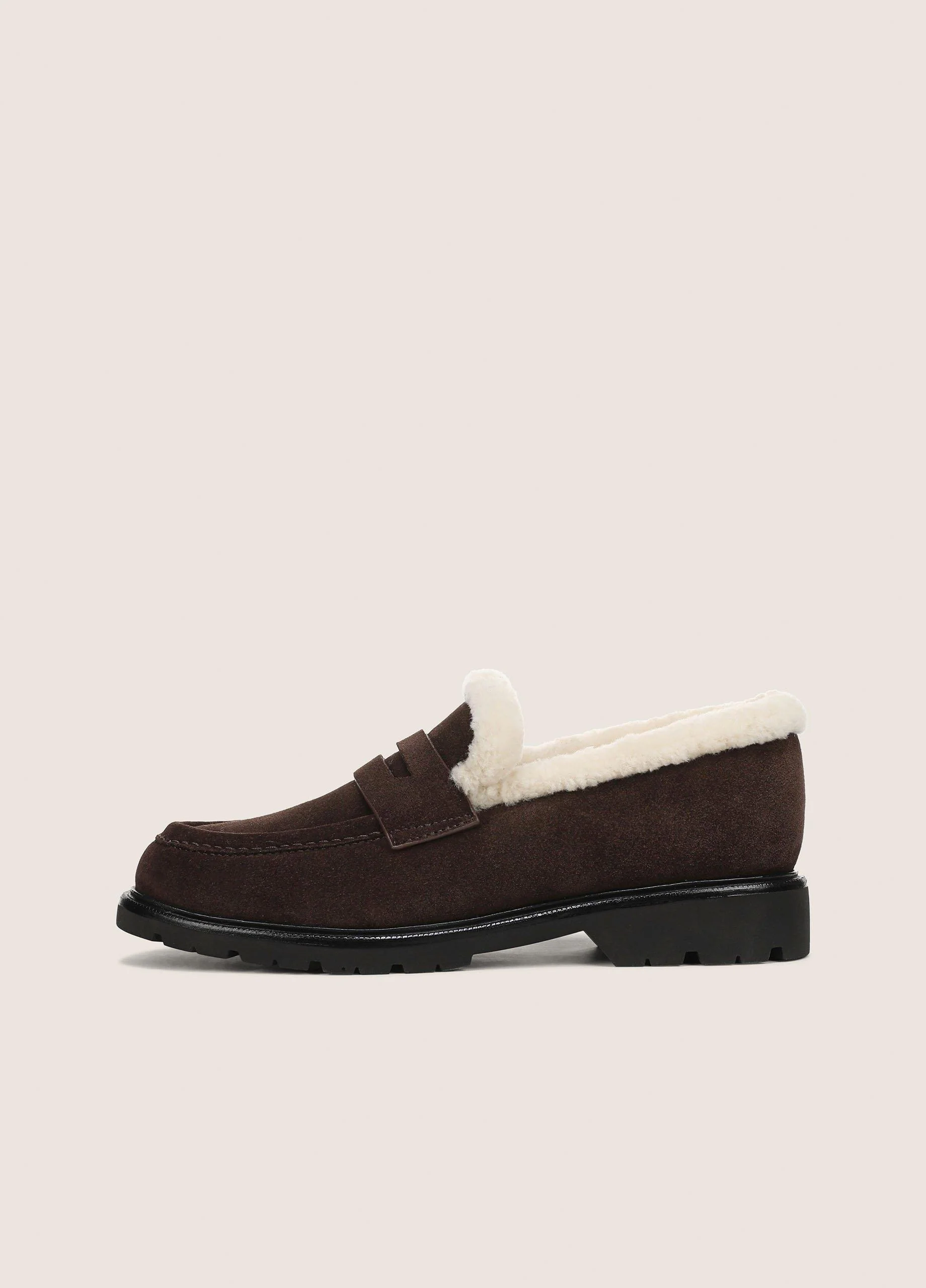 Siena Shearling Lug-Sole Loafer - 1