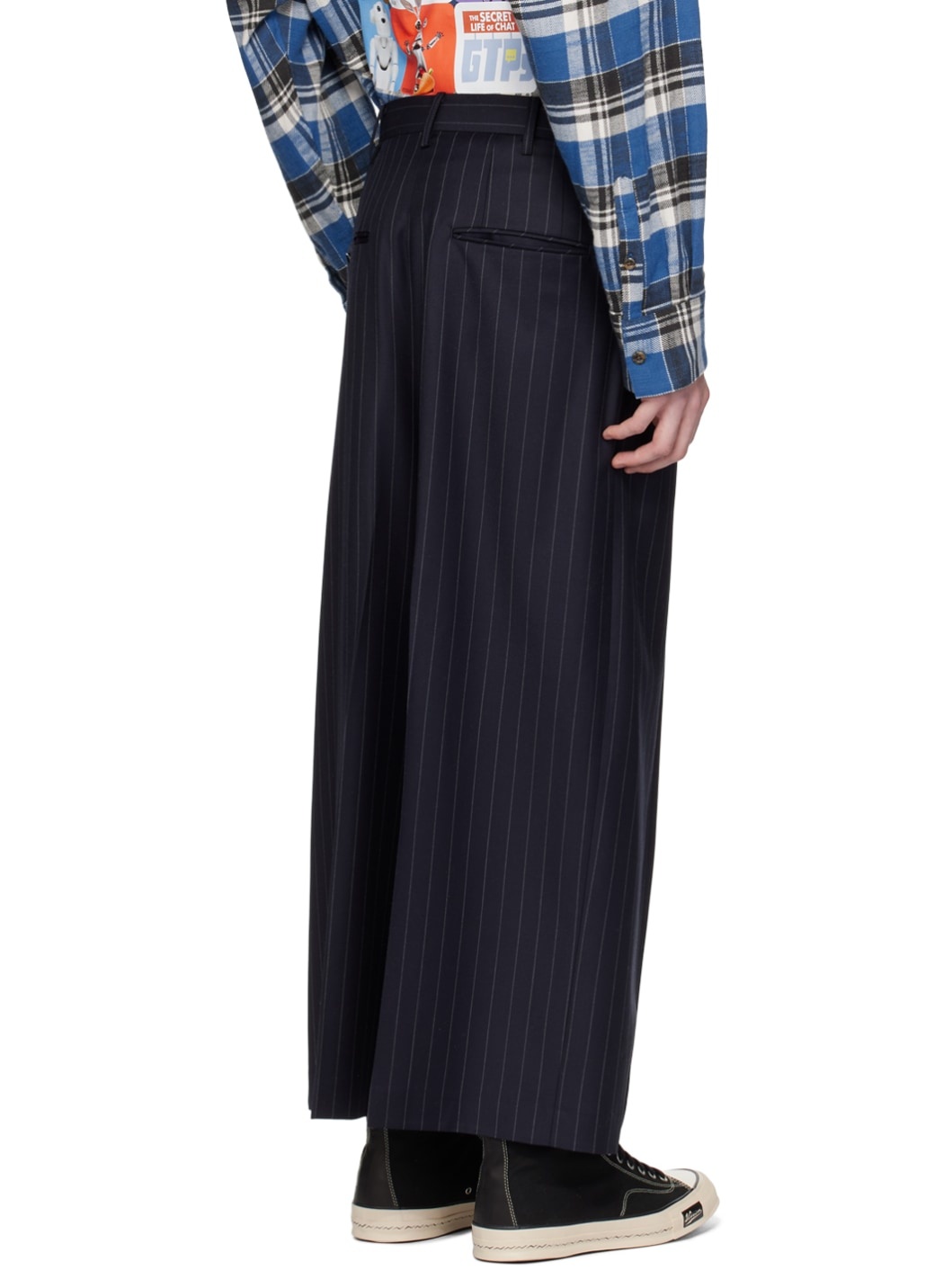 Black Tailored Trousers - 3