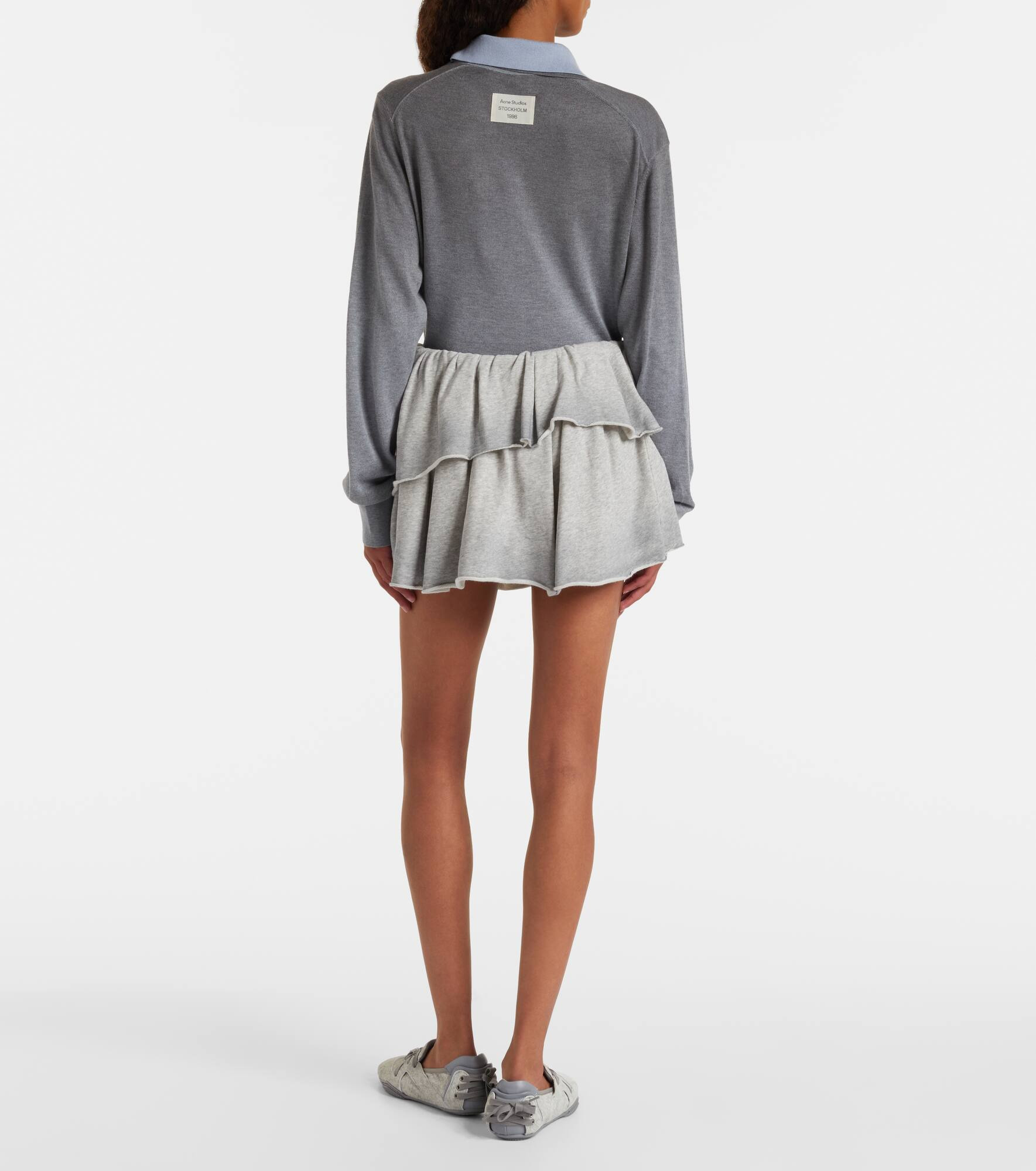 Cotton miniskirt - 3