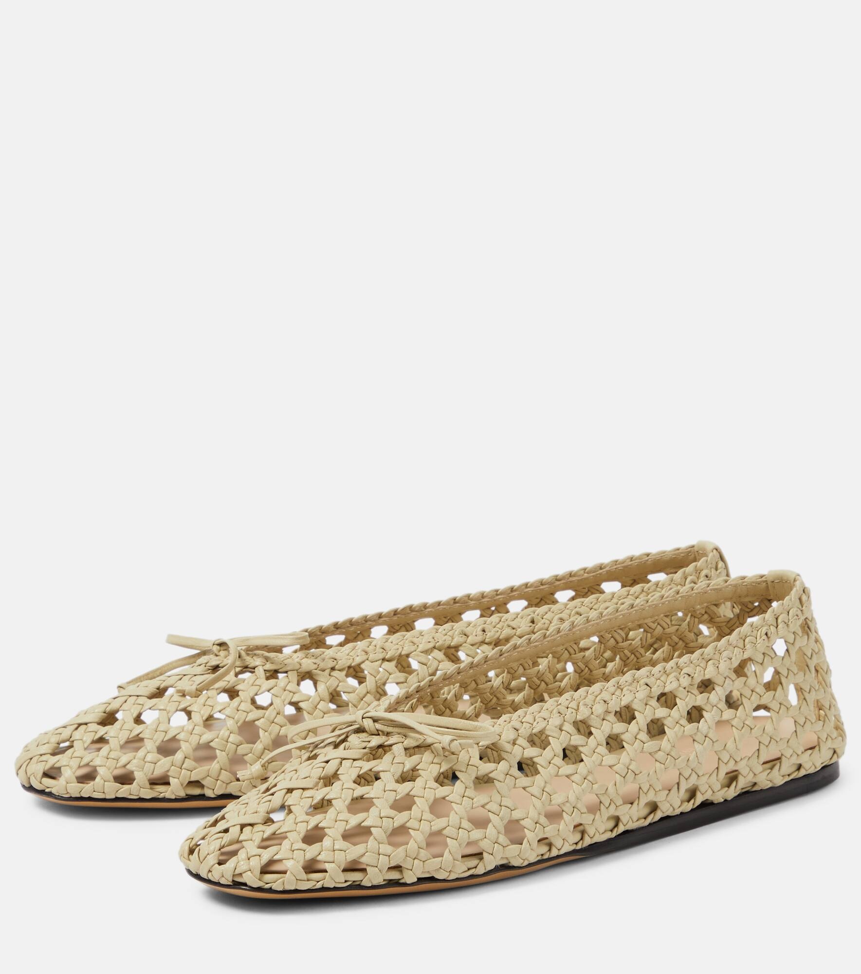 Regency woven leather ballet flats - 5