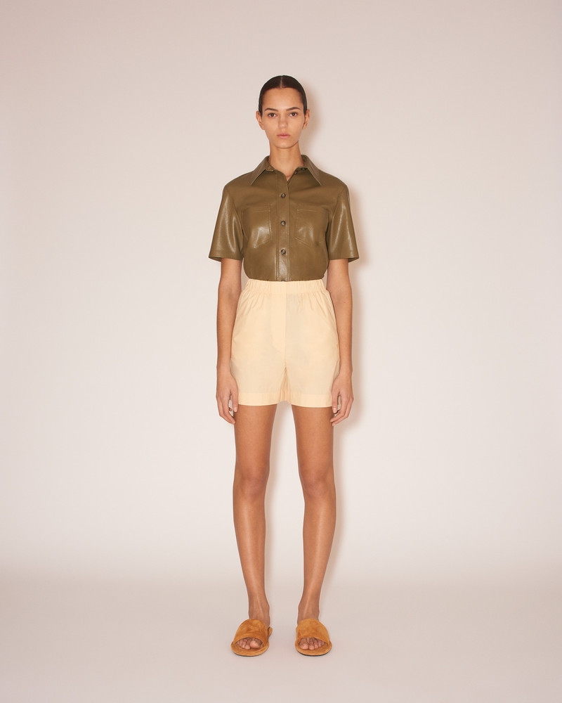 Nanushka MEGAN - Light poplin shorts - Eggshell outlook