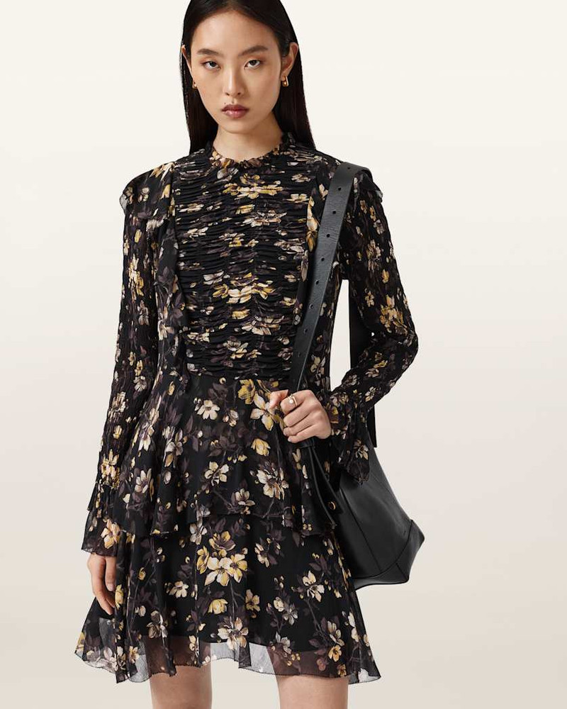 PORTIA MINI FLORAL RUFFLE DRESS 7
