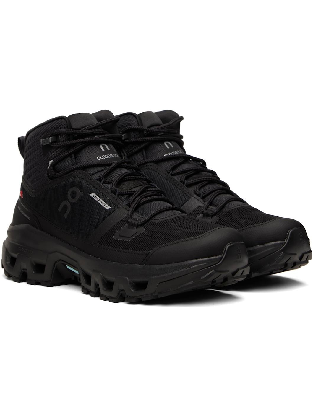 Black Cloudrock Mid Waterproof Sneakers - 4