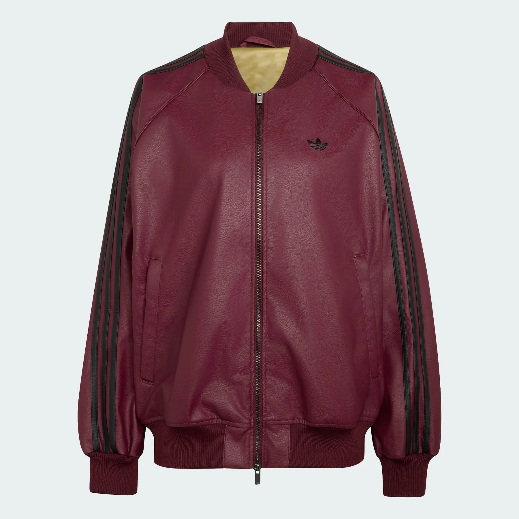 PLEATHER SST OVERSIZED TRACK TOP - 1