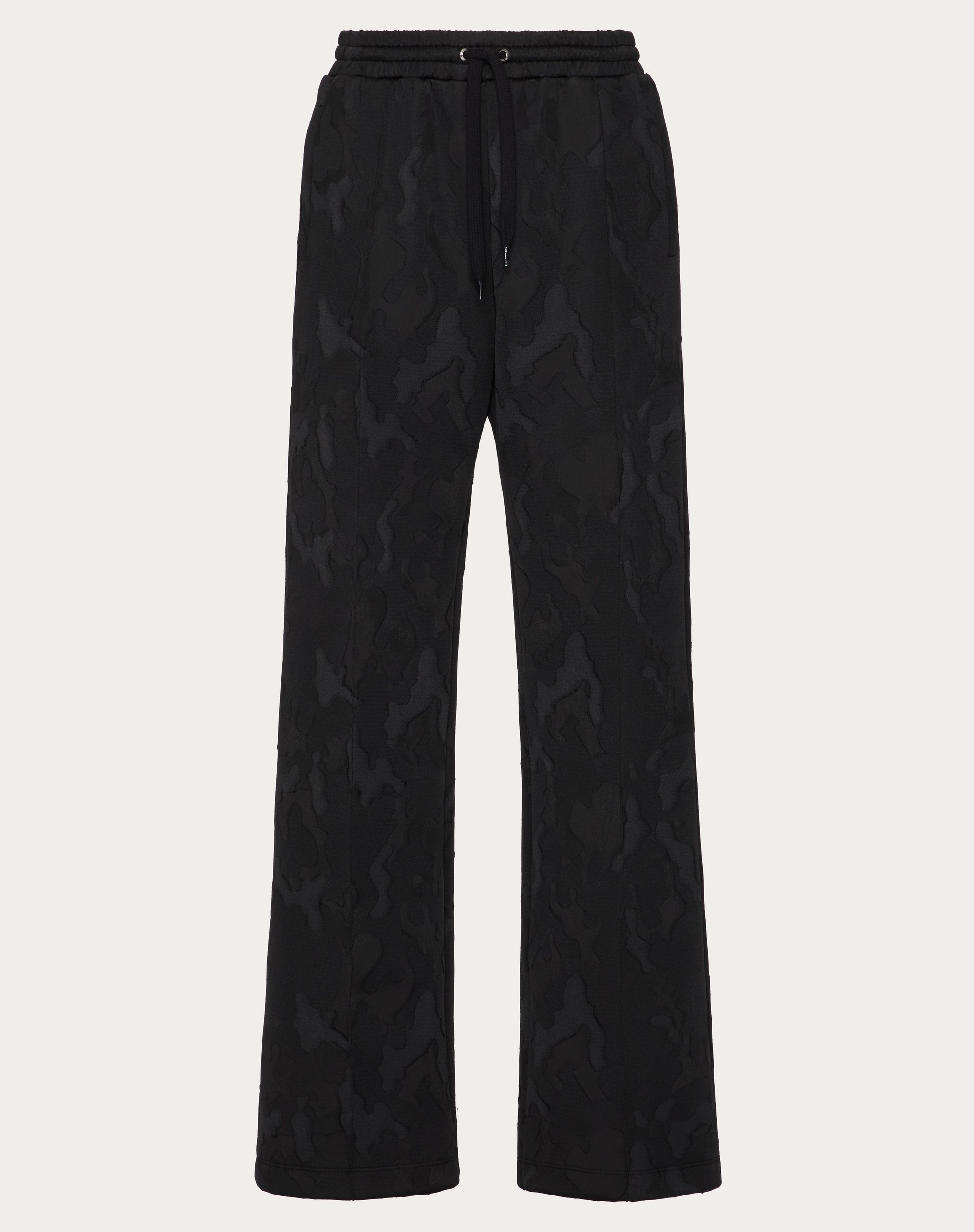 ACETATE PANTS WITH ALL-OVER CAMOUNOIR PATTERN - 1
