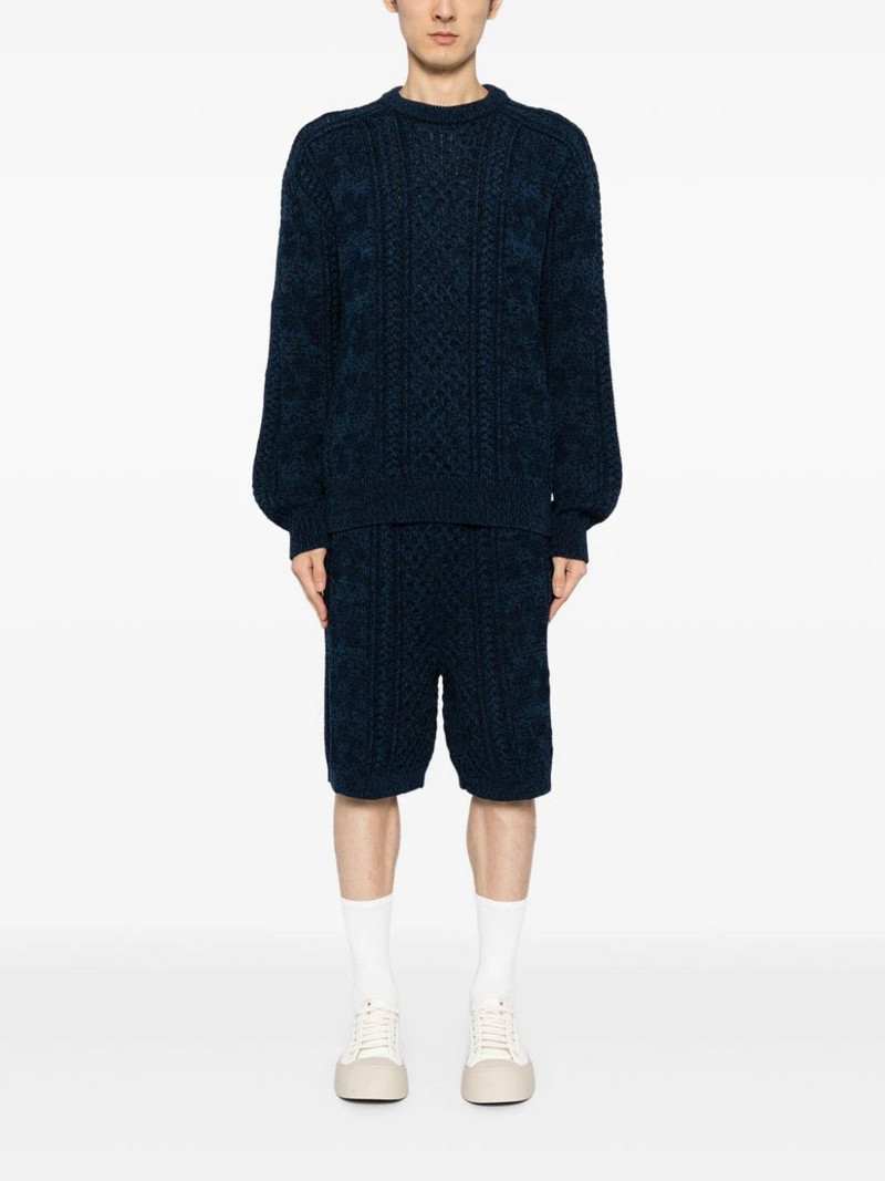 Marni CABLE-KNIT COTTON JUMPER outlook