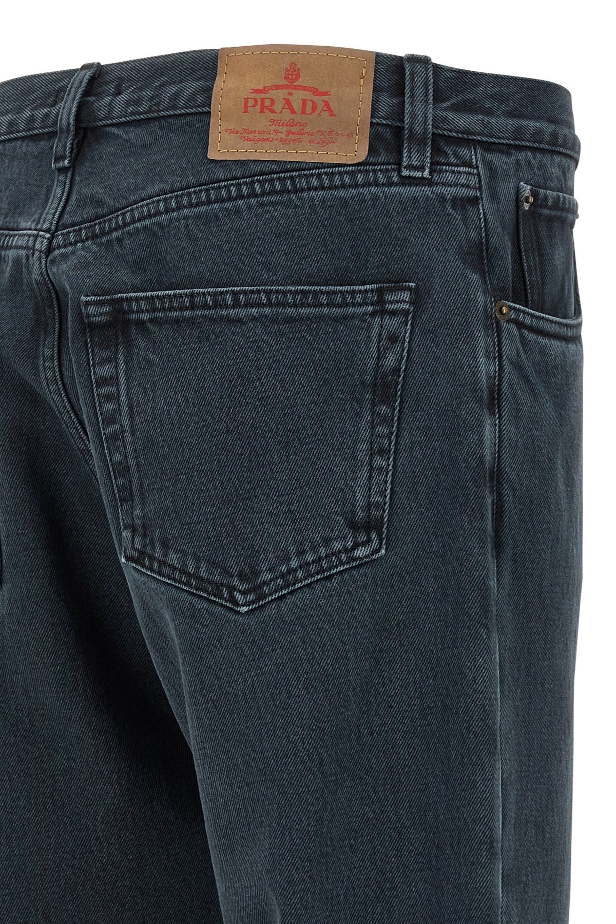 'over-dyed' cotton jeans - 5