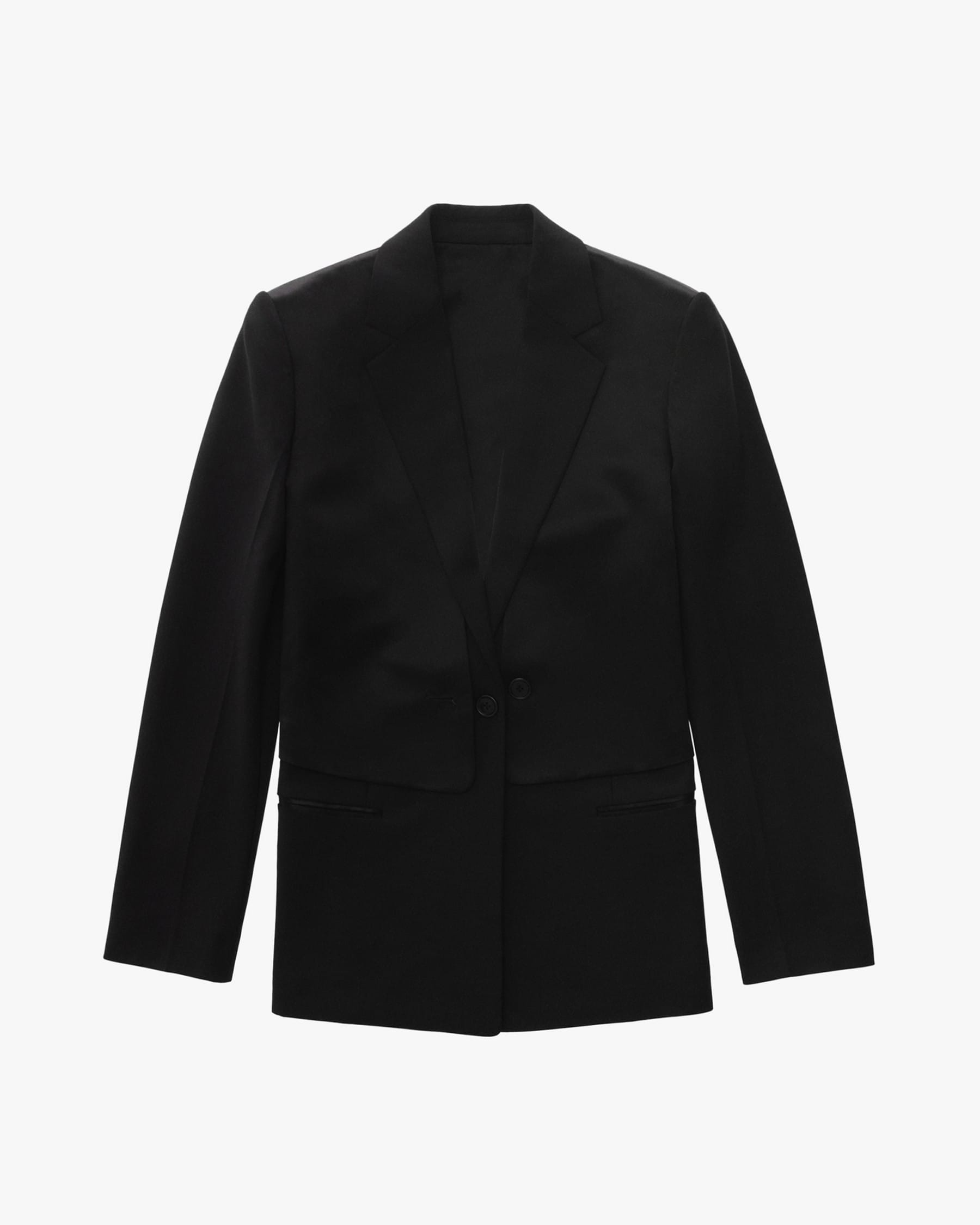 LAYERED CUT-OUT BLAZER - 1
