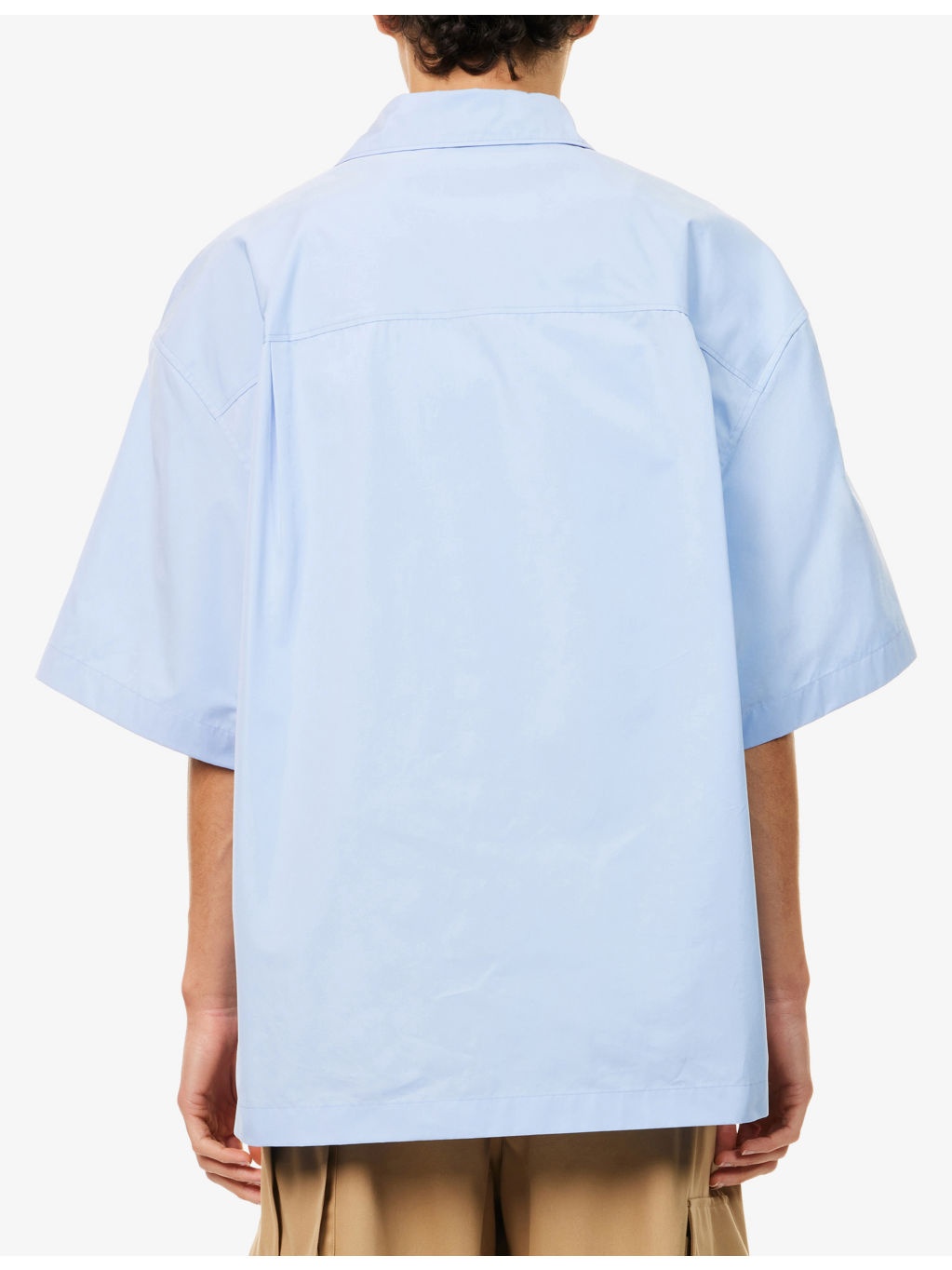 Logo-Embroidered Short-Sleeve Cotton Shirt - 5
