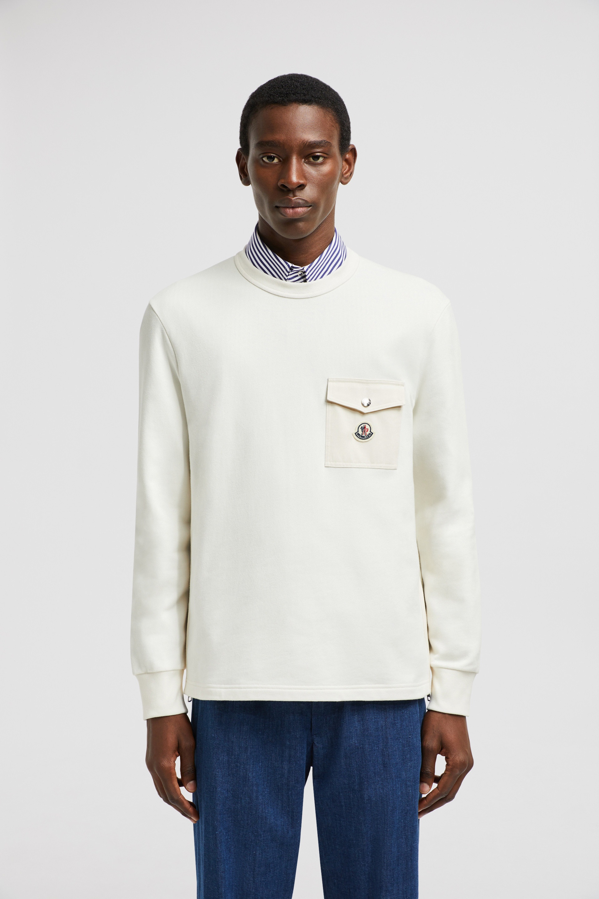 Cotton Sweatshirt with Pocket - 3