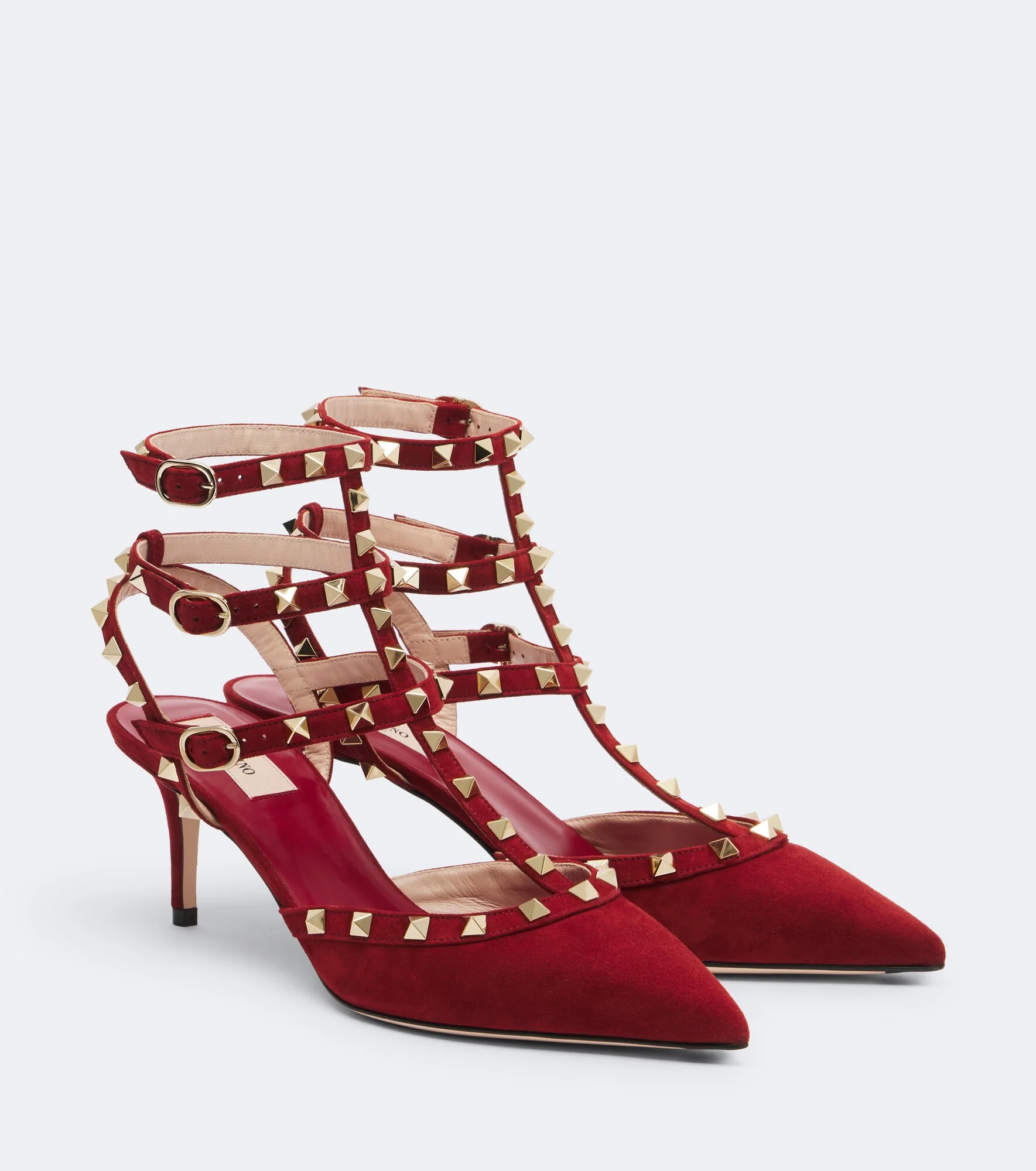 Rockstud suede pumps - 1
