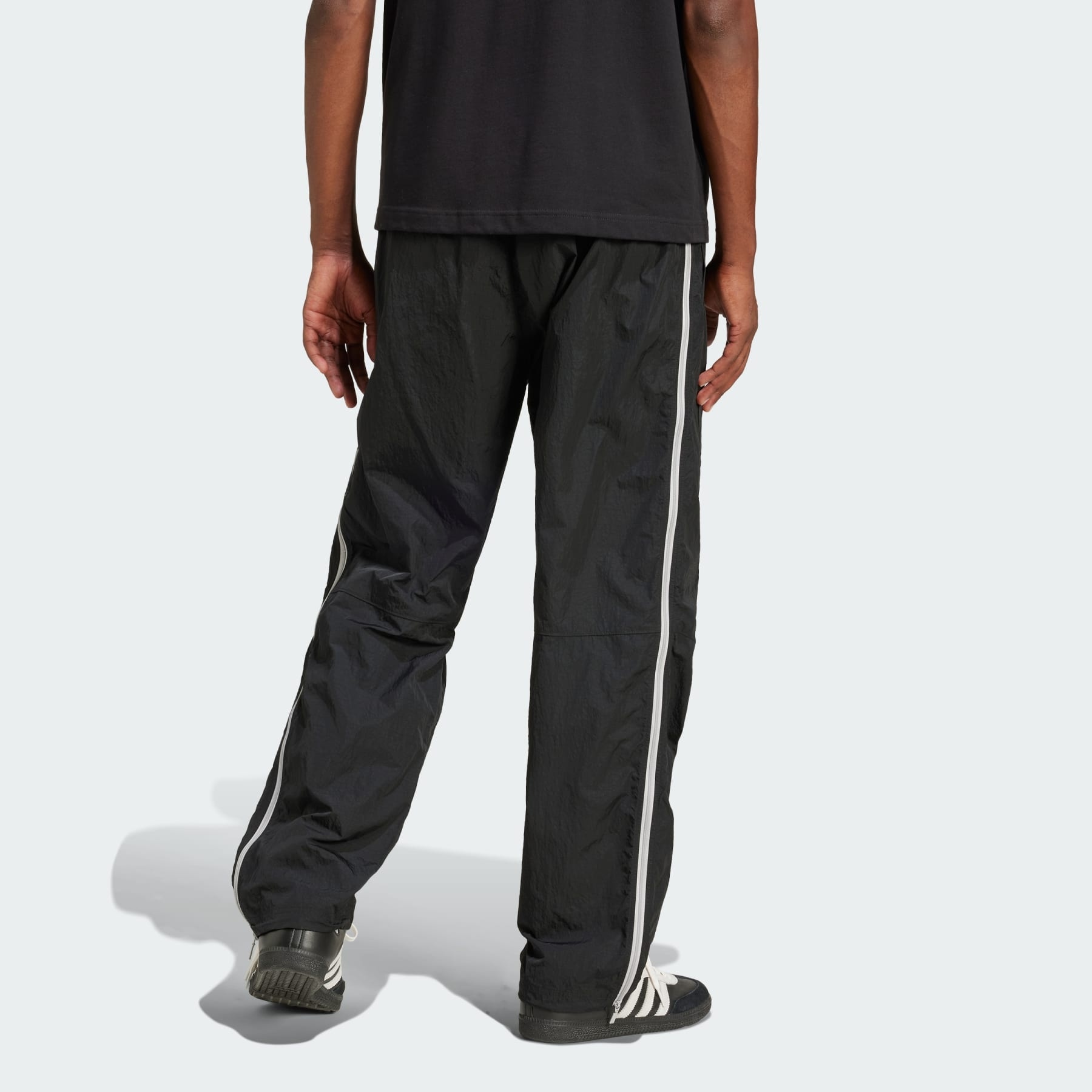 Fashion Side Mesh Zip Pants - 3