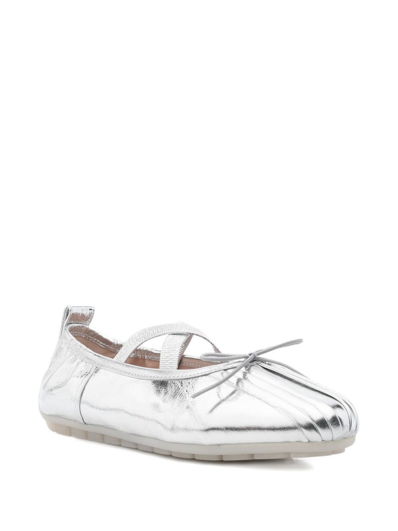 Simone Rocha cross-strap bow ballet flats outlook