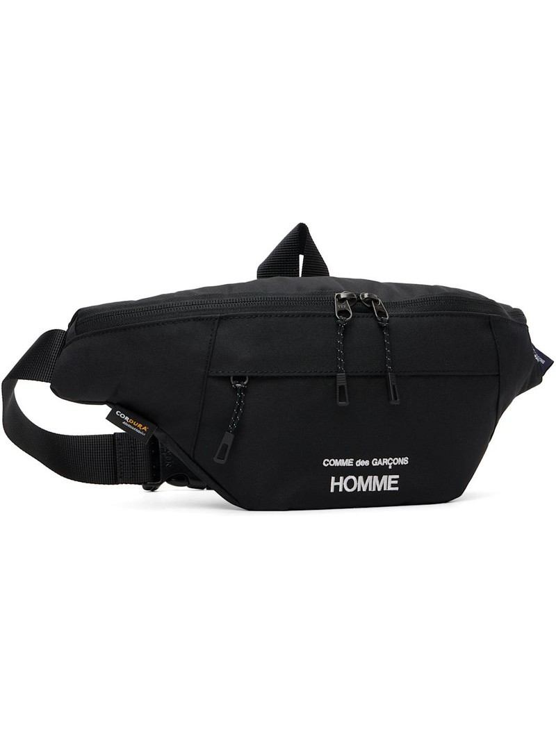 Comme des Garçons Homme Black CORDURA Messenger Bag outlook