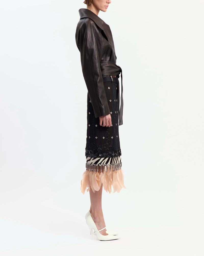 AMALIA MIDI SKIRT IN EMBROIDERED TULLE 3