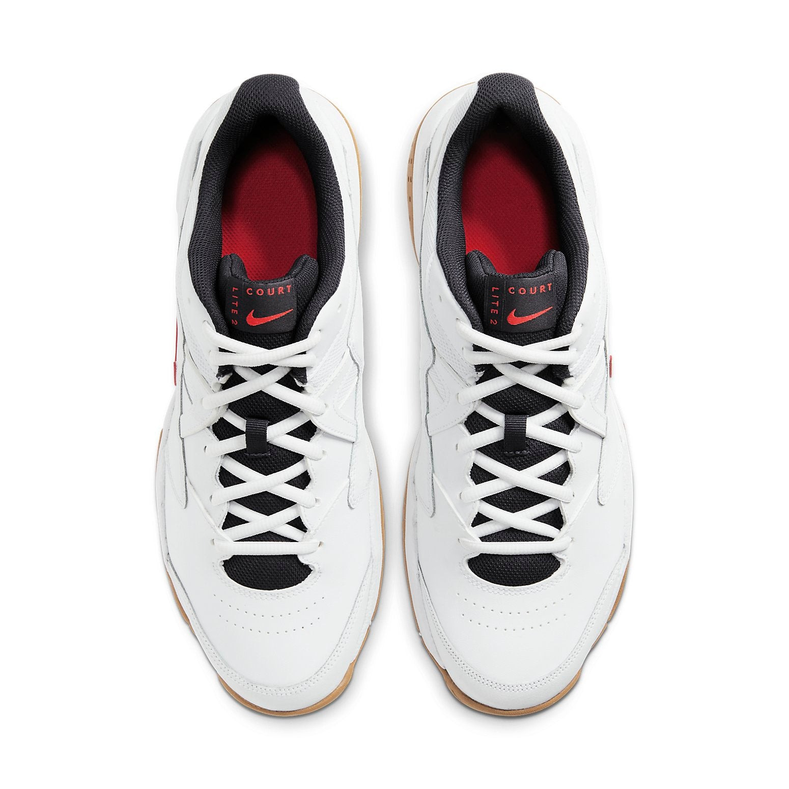 NikeCourt Lite 2 Men's Hard Court Tennis Shoe 'White Red' AR8836-102 - 4