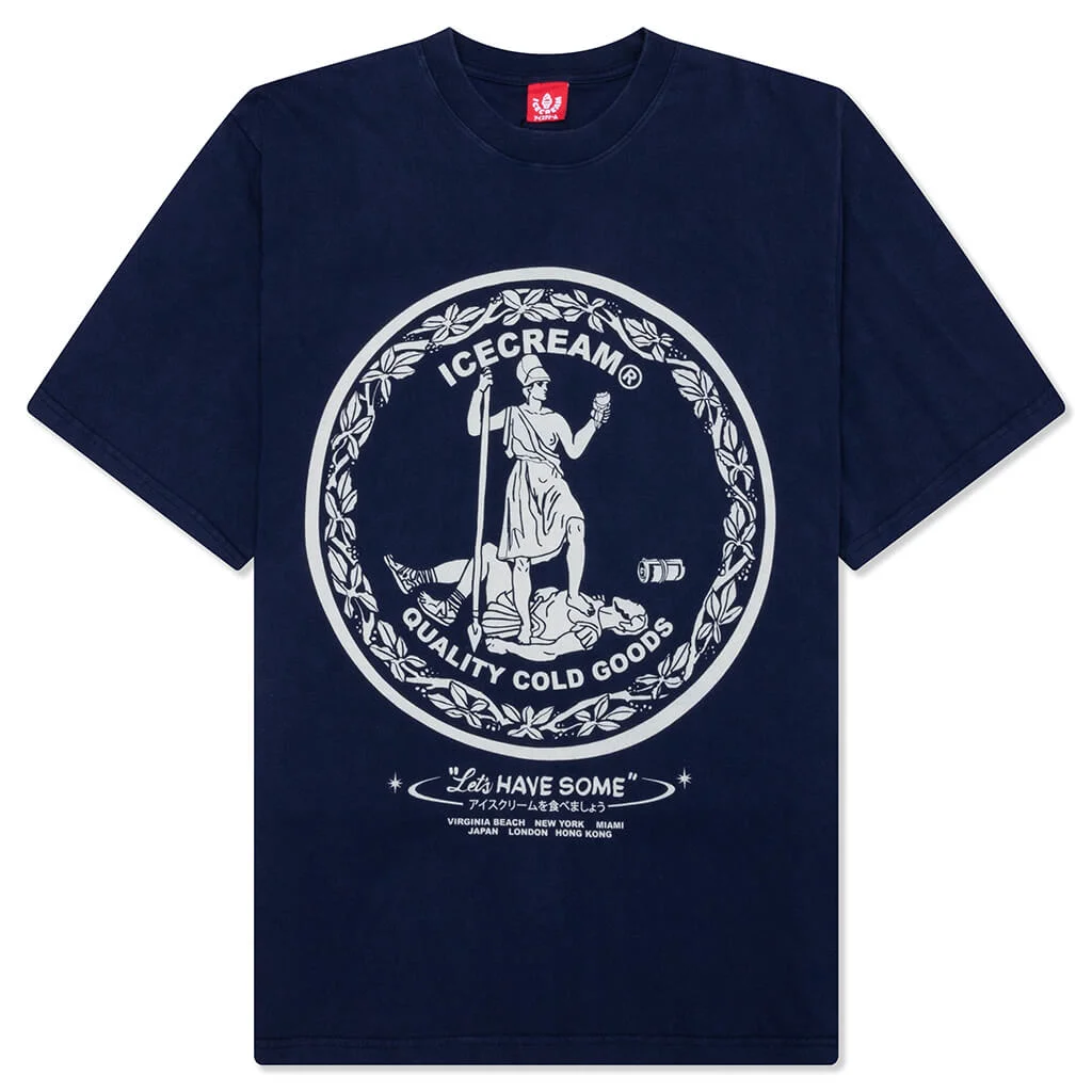 SEAL (OVERSIZE) S/S KNIT - BLACK IRIS - 1