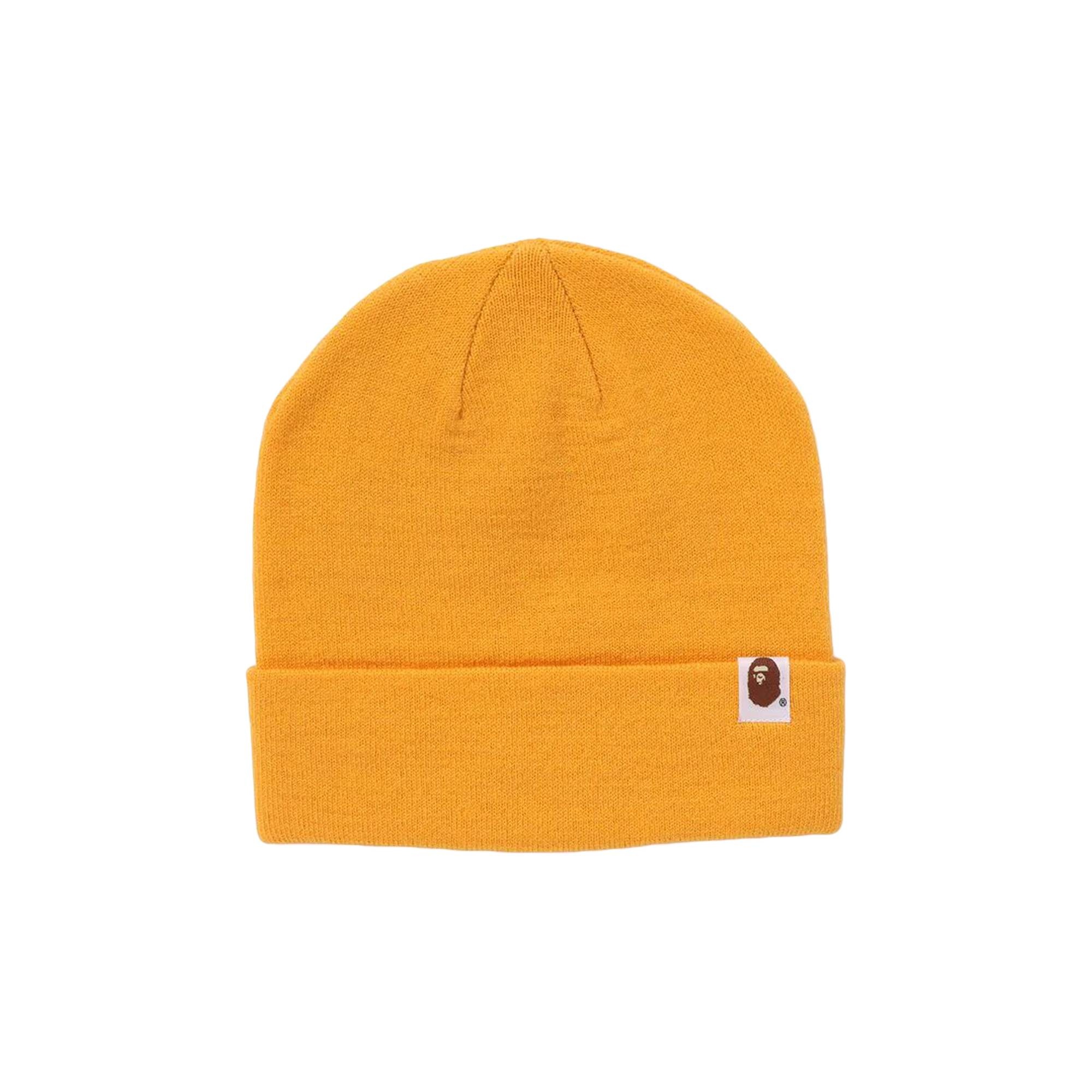 BAPE Patch Knit Cap 'Yellow' - 2
