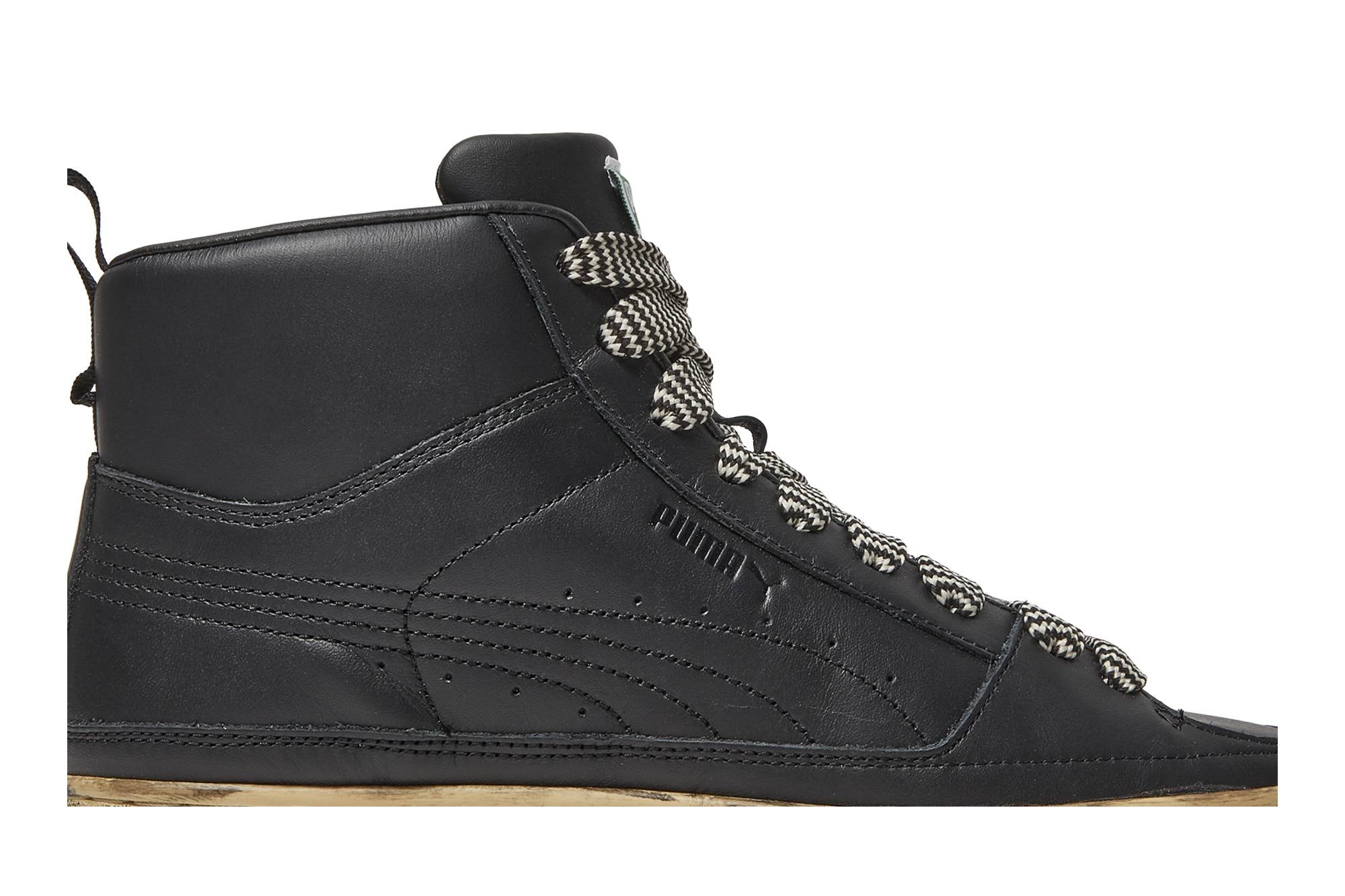 Rhuigi x Suede Mid 'Distressed Black' - 2